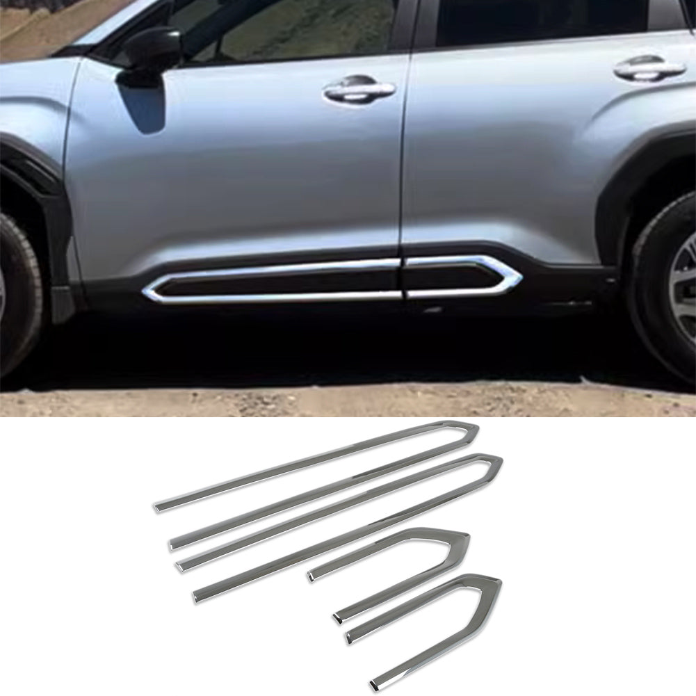 Fit for Subaru New Forester 2025 Door Body Side Skirt Molding Cover Trims ABS