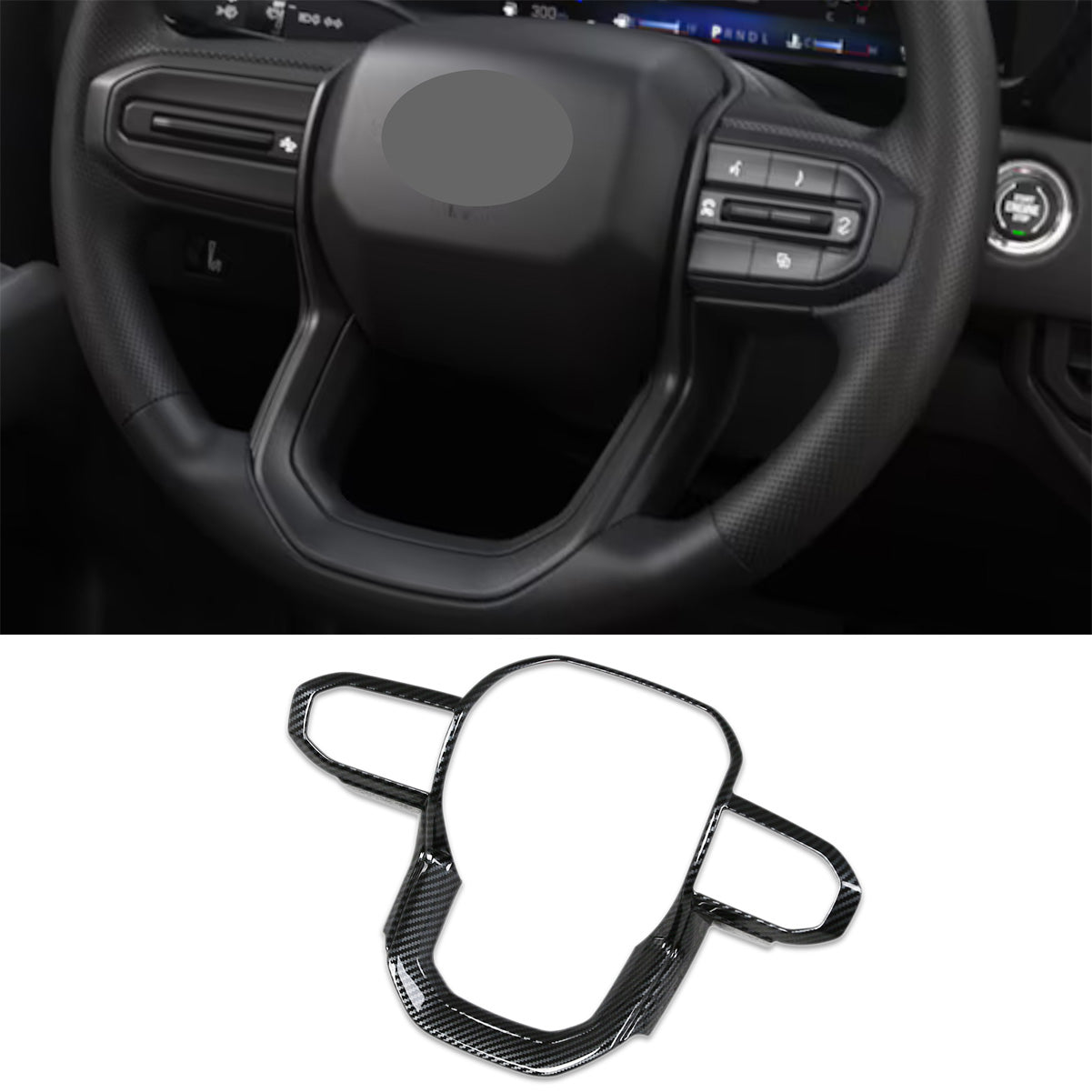 Fit for Chevrolet Chevy New Colorado 2024 2025 Wheel Steering Trim Panel Cover Trims