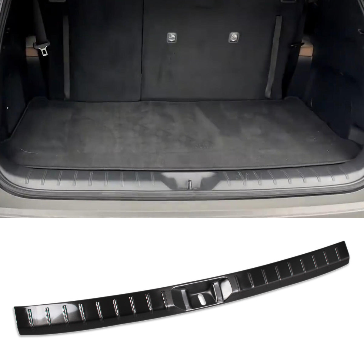 Fit for Toyota Grand Highlander/Lexus TX TX350/500h/550h+ 2024 2025 2026 Rear Inside Bumper Sill Plate Guard Cover Trim Stainless Steel