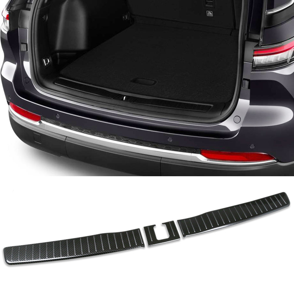 Fit for Jeep New Grand Cherokee 2024 2025 Rear Inside Bumper Sill Plate Guard Cover Trim Stainless Steel