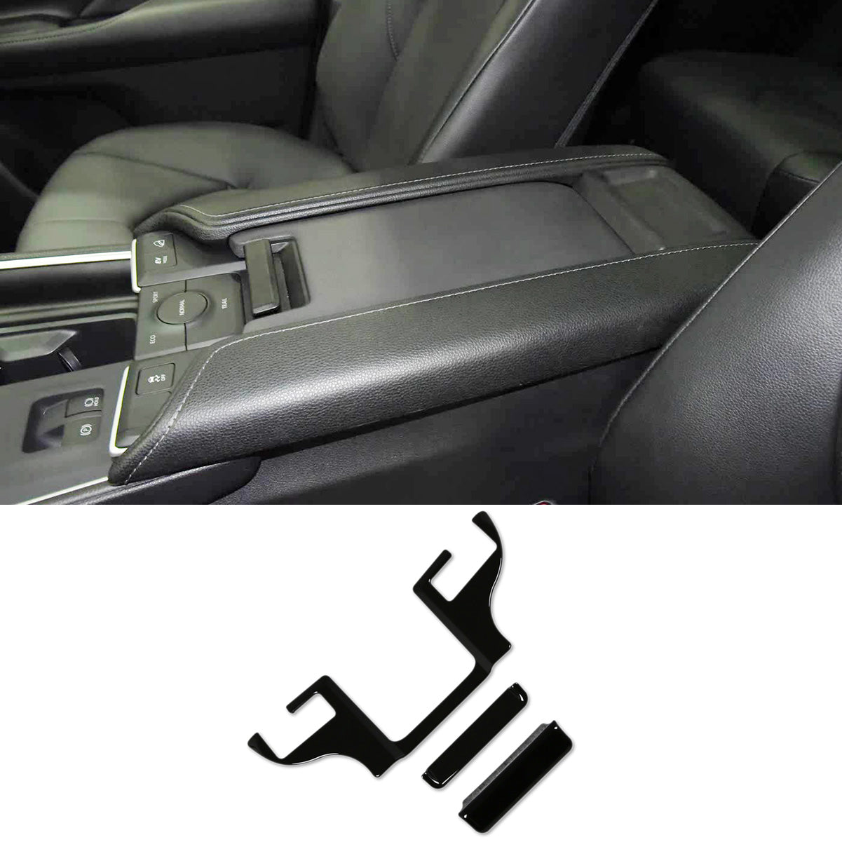 Fit for Toyota New Grand Highlander 2024 2025 2026 Interior Armrest Box Switch Panel Cover Trim