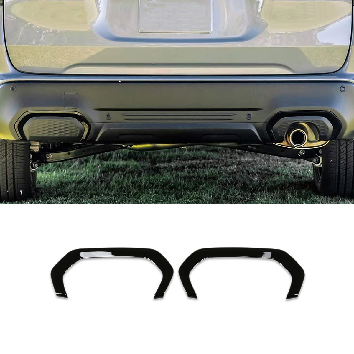 Fit for Subaru New Forester 2025 Rear Bumper Corner Mesh Cover Trims