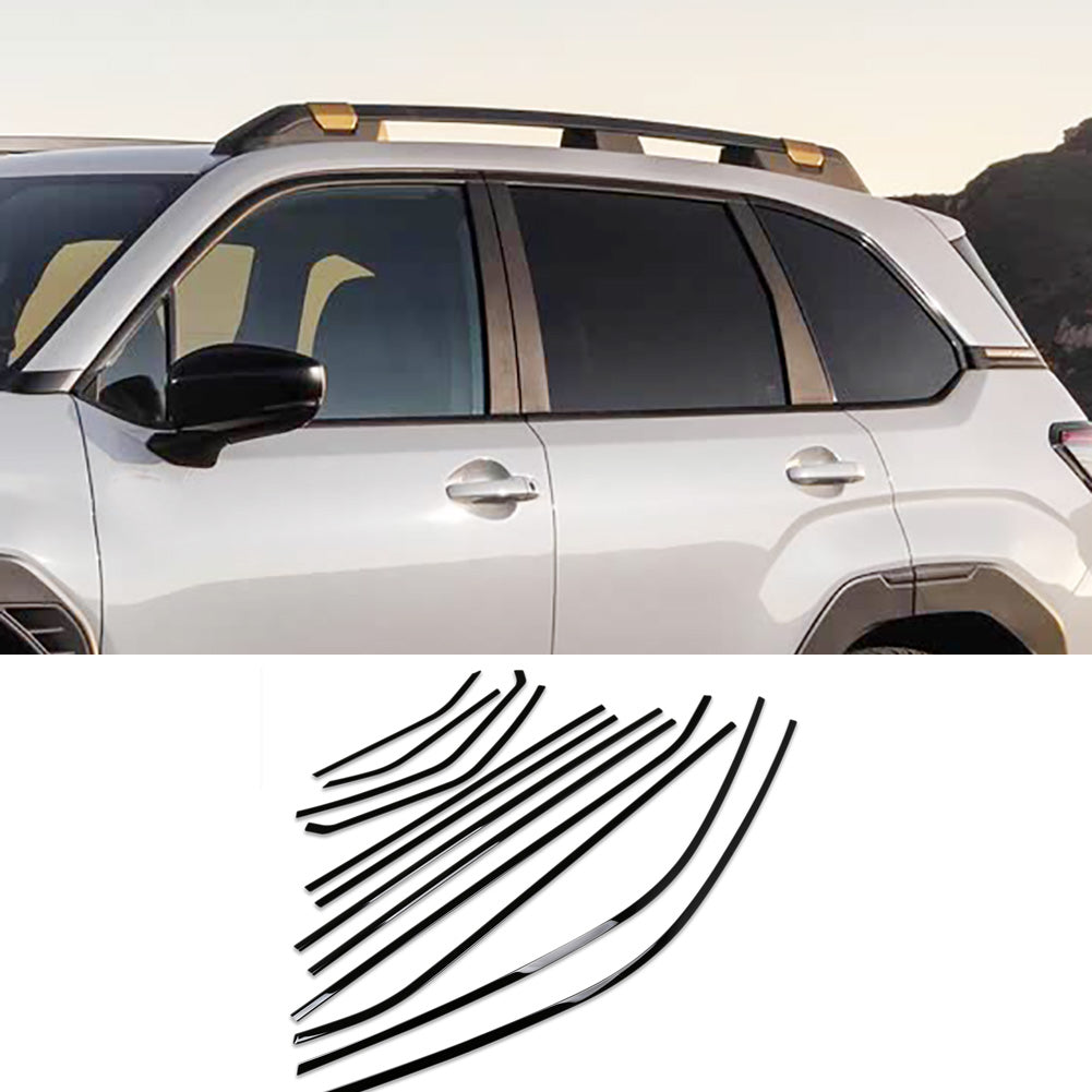 Fit for Subaru New Forester 2025 Windows Frame Sill Molding Cover Trims Stainless Steel