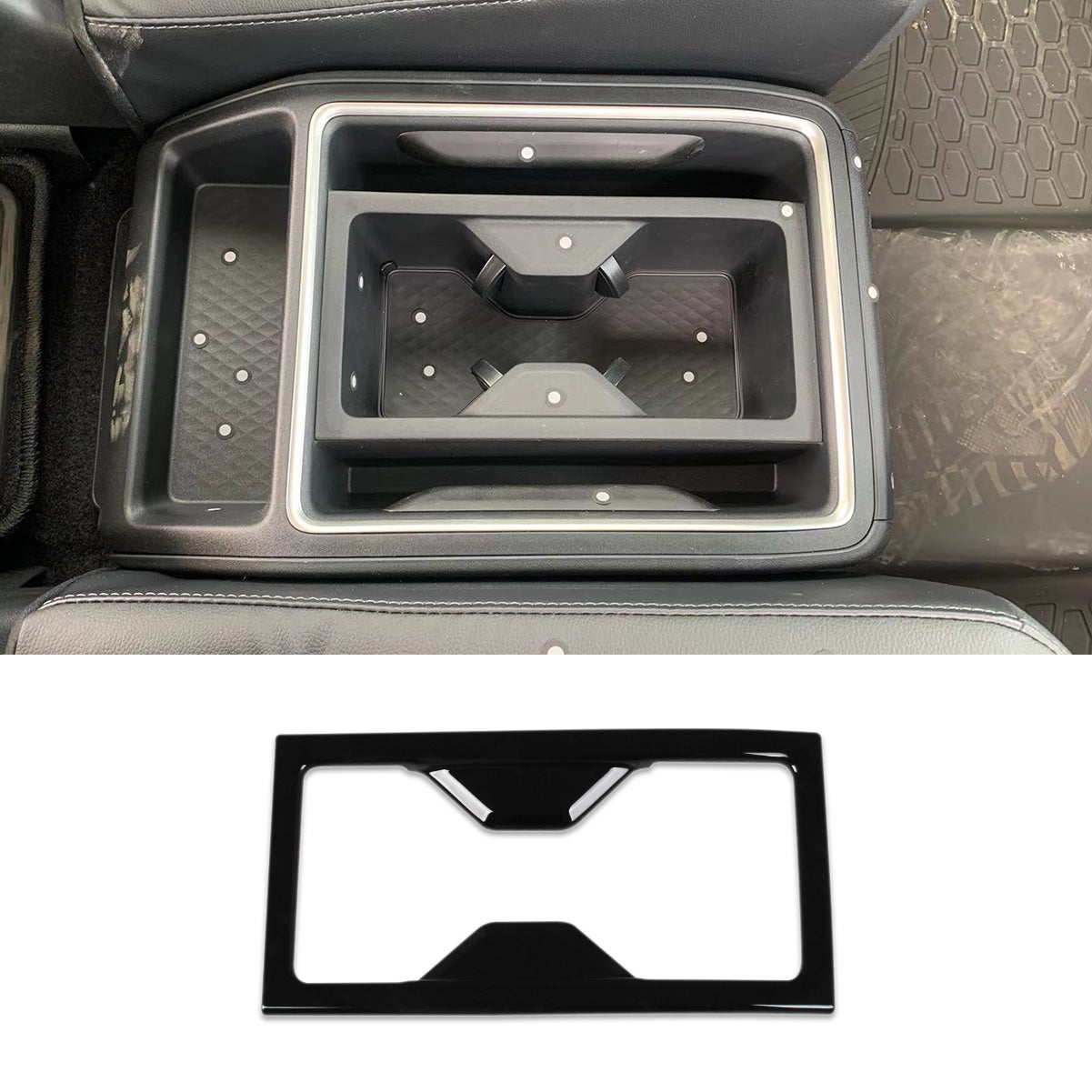 Fit for Toyota New Grand Highlander 2024 2025 2026 Interior Middle Seat Cup Holder Panel Cover Trims