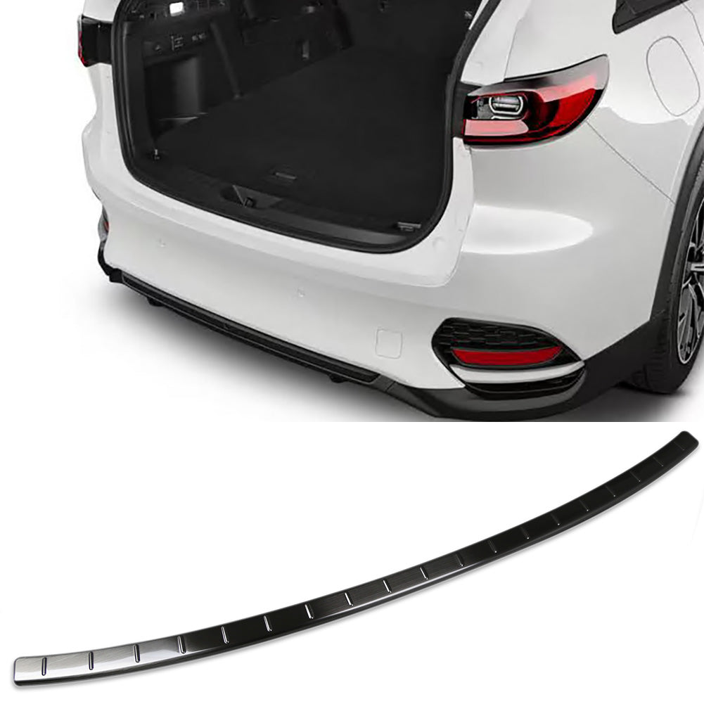Fit for Mazda New CX-70 2025 2026 Rear Outside Bumper Sill Plate Guard Cover Trim Stainless Steel