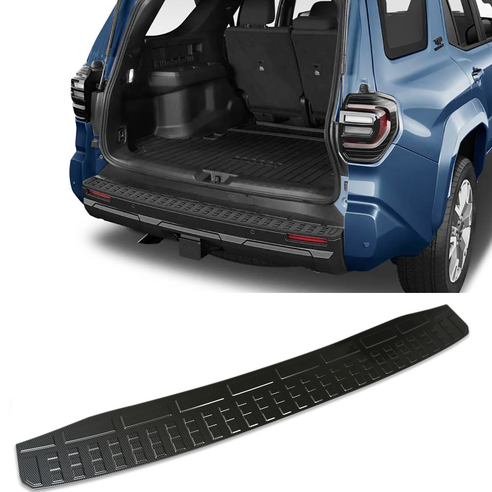 Fit for Toyota 4Runner 2025 2026 Rear Outside Bumper Sill Plate Guard Cover Trim Stainless Steel