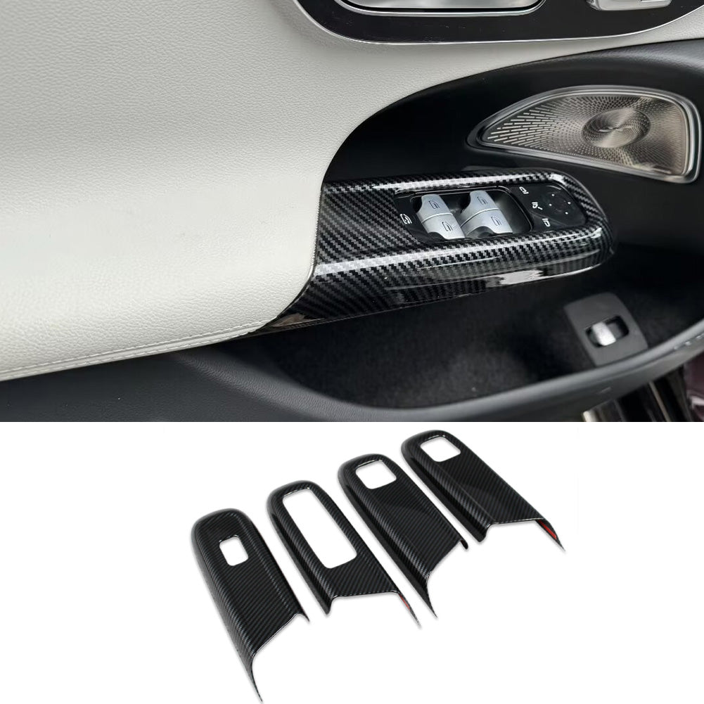 Fit for Mercedes-Benz E-Class W214 E200 E300 E450 2023 2024 2025 Interior Window Switch Plate Panel Cover Trims
