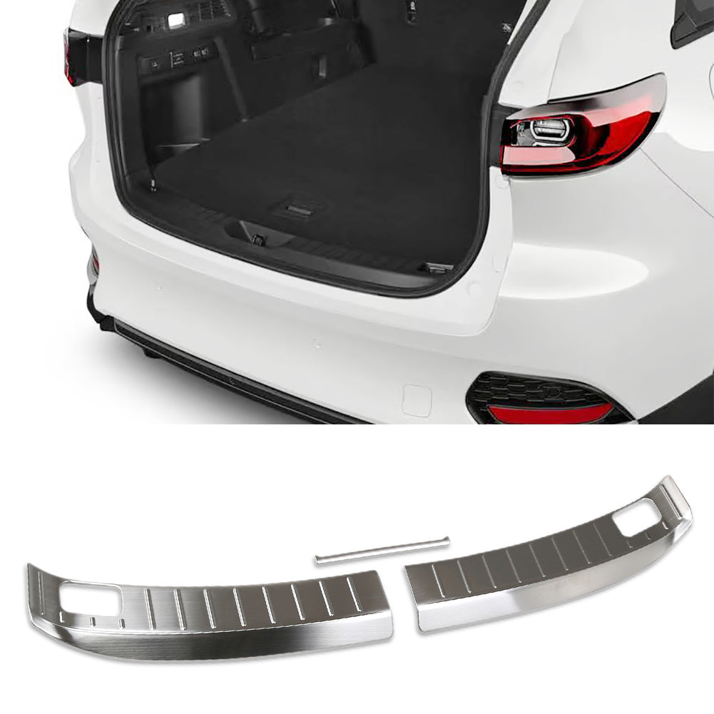 Fit for Mazda New CX-70 2025 2026 Rear Inside Bumper Sill Plate Guard Cover Trim Stainless Steel
