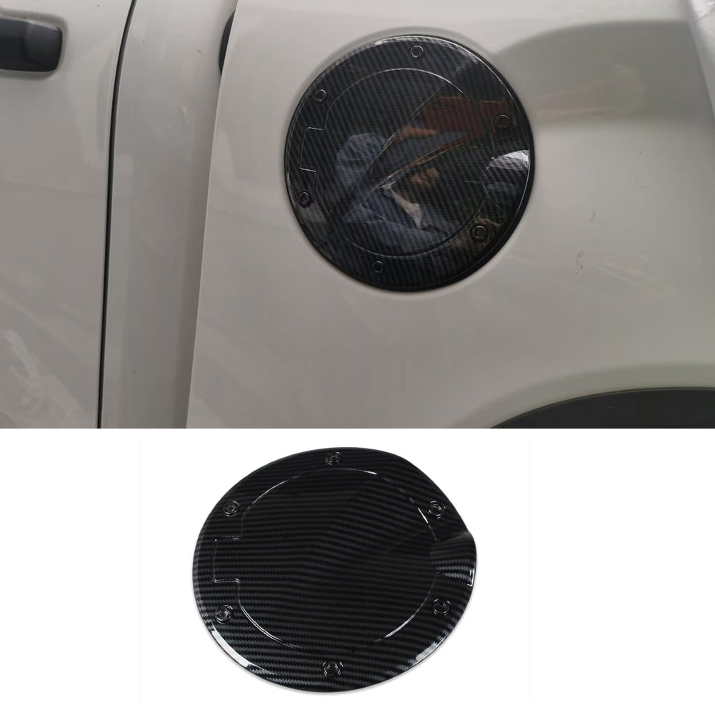 Toyota Tundra 2022 2023 Fuel Gas Tank Cap Cover Trim Carbon Fiber Pattern