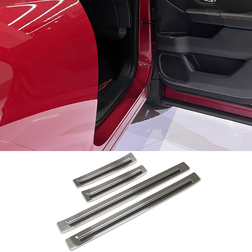 Fit for Nissan New Kicks 2025 Outside Door Sill Scuff Plate Guard Cover Trims Stainless Steel