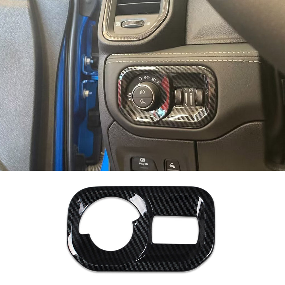 Fit for Dodge 2023 New Ram 1500 Interior Headlight Lamp Switch Control Cover Trim