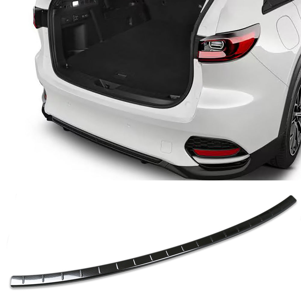 Fit for Mazda New CX-70 2025 2026 Rear Outside Bumper Sill Plate Guard Cover Trim Stainless Steel