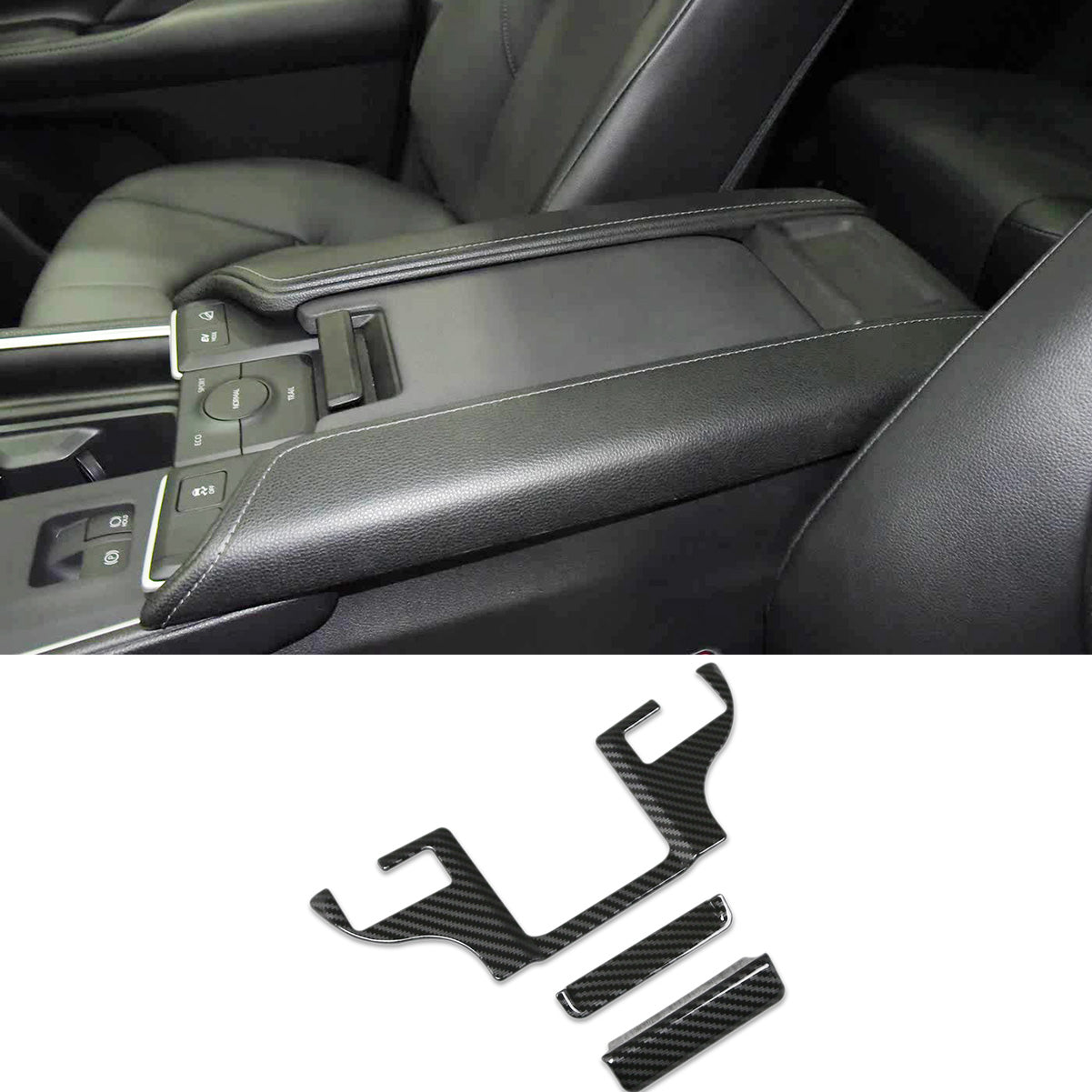 Fit for Toyota New Grand Highlander 2024 2025 2026 Interior Armrest Box Switch Panel Cover Trim