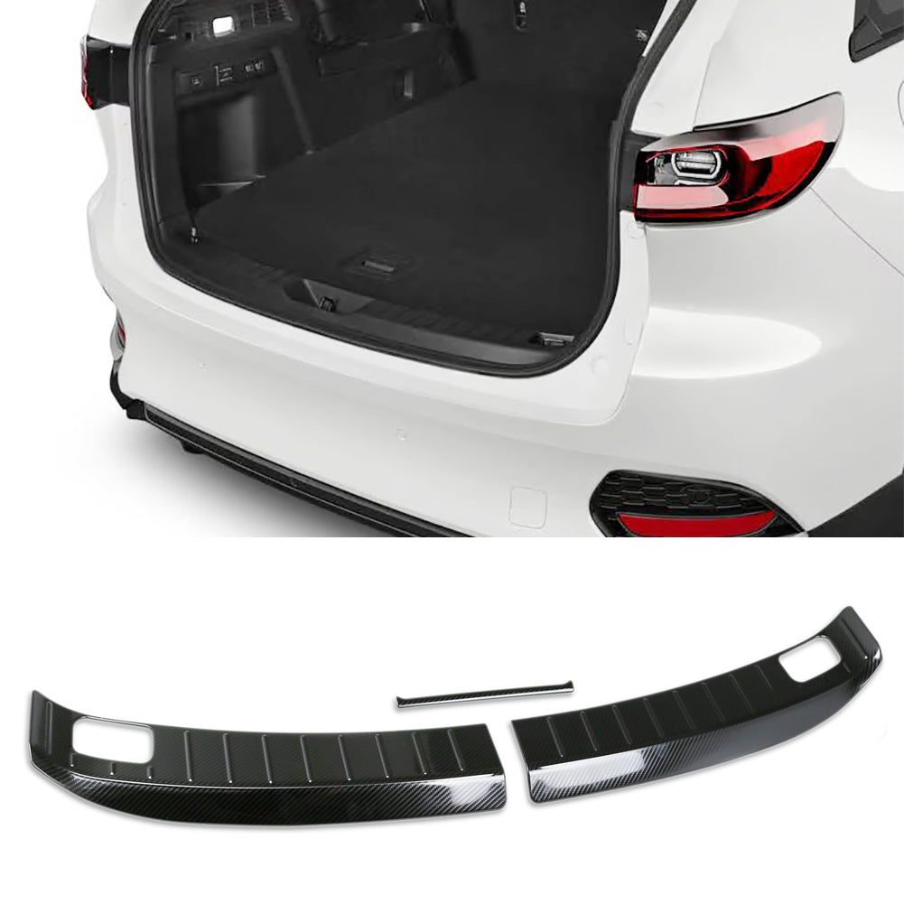Fit for Mazda New CX-70 2025 2026 Rear Inside Bumper Sill Plate Guard Cover Trim Stainless Steel