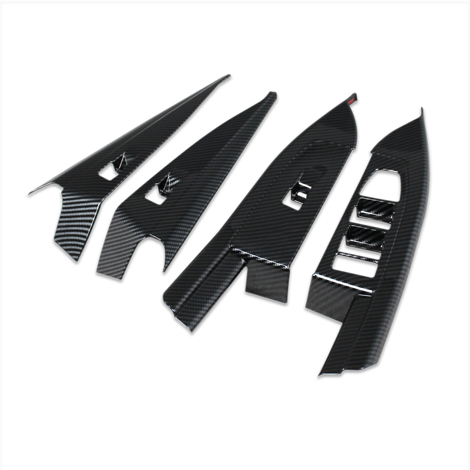 Fit for BMW 5 Series Sedan (G60) 530i 540i 2024 2025 Interior Window Switch Plate Panel Cover Trims