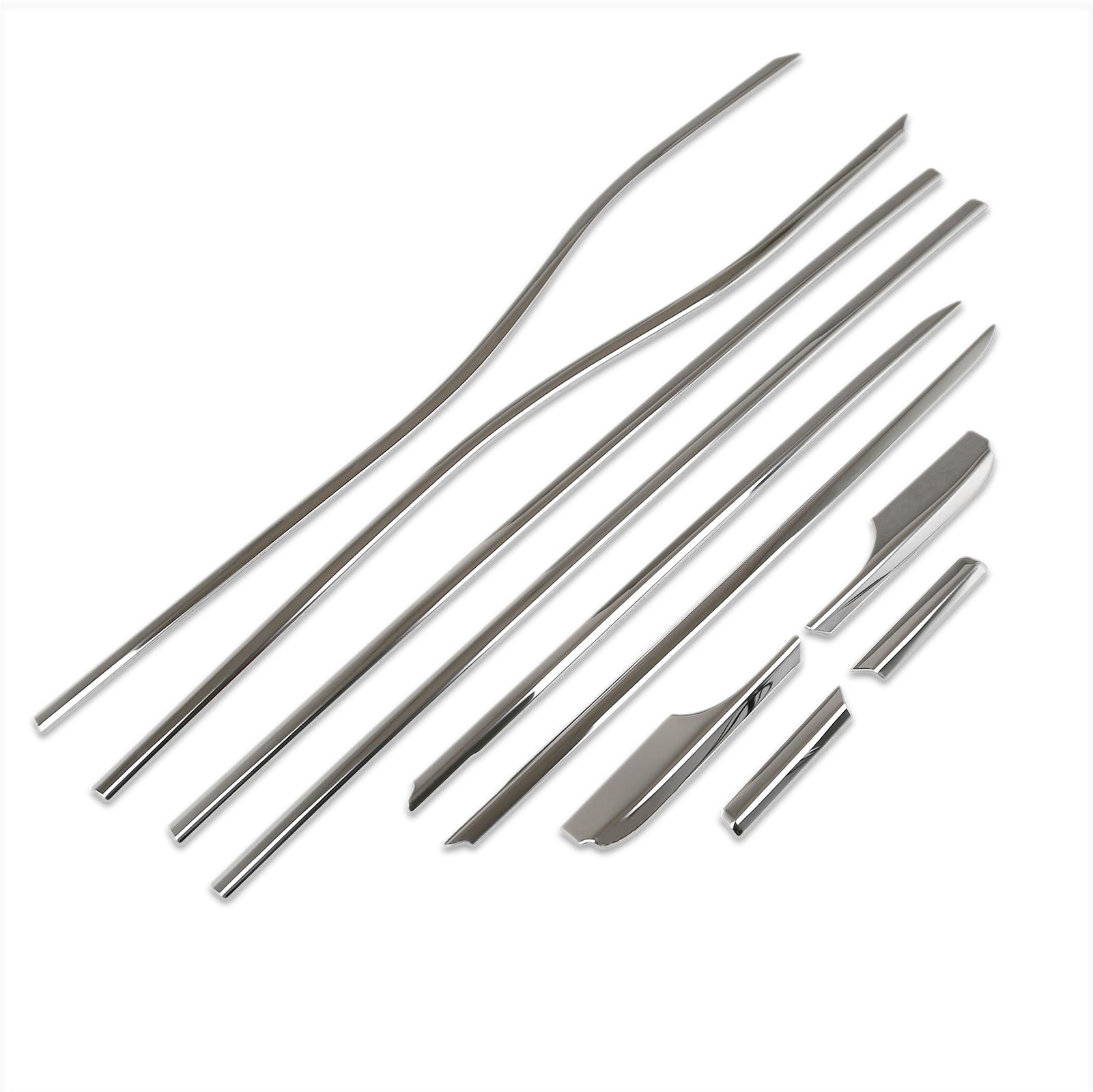 Fit for Toyota New Land Cruiser LC250 2024 2025 2026 Lower Windows Frame Sill Molding Cover Trims Stainless Steel