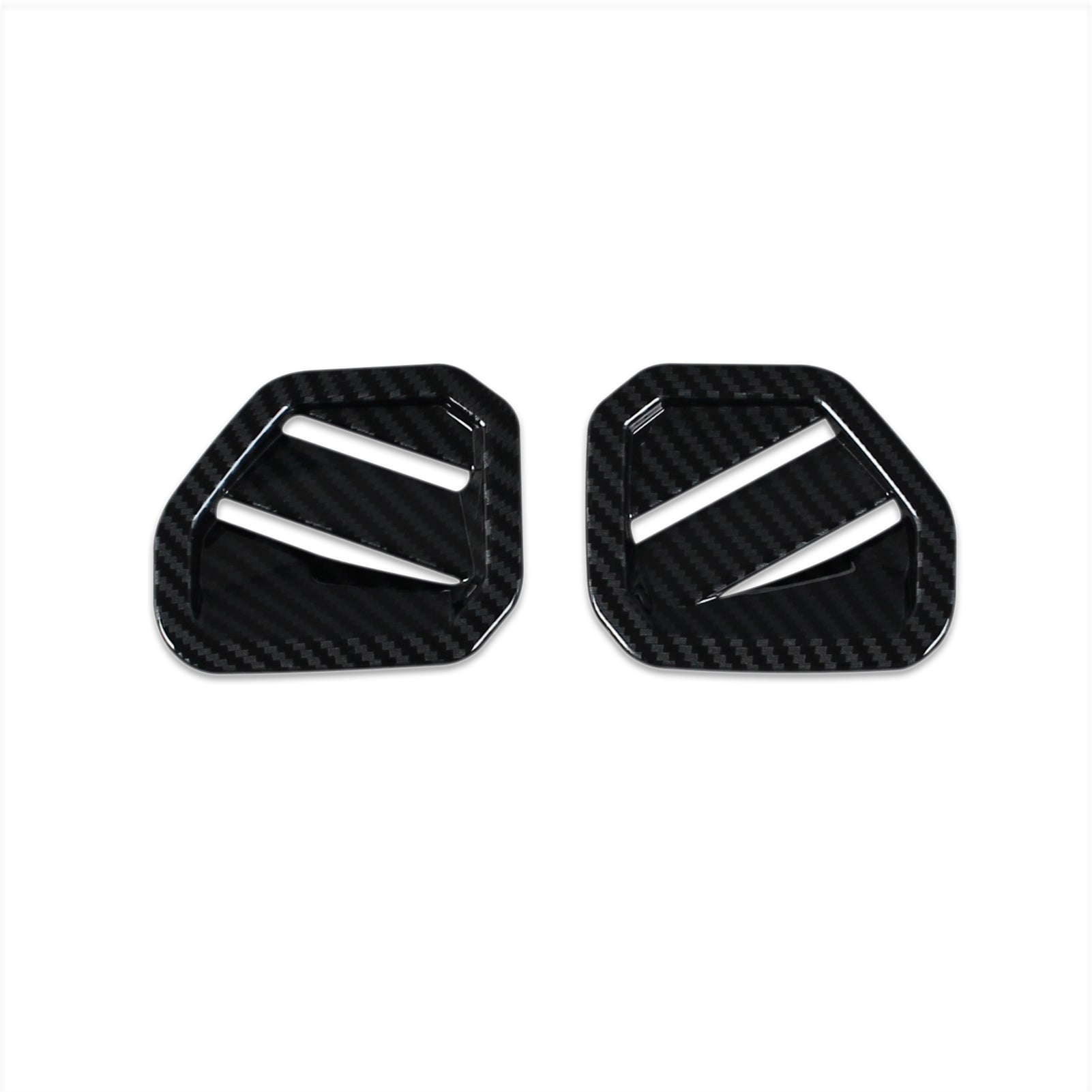 Fit For Toyota Tundra 2022 2023 2024 2025 Interior Front Air Condition Vent Outlet Cover Trims Carbon Fiber Pattern (Front upper)