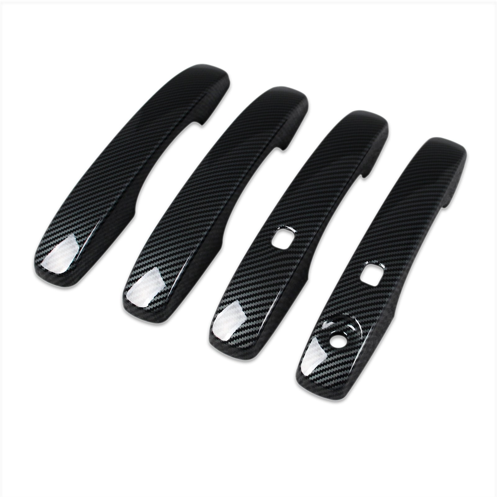 Fit for Ford Ranger 2024 2025 Door Handle Cover Trims Carbon Fiber Pattern