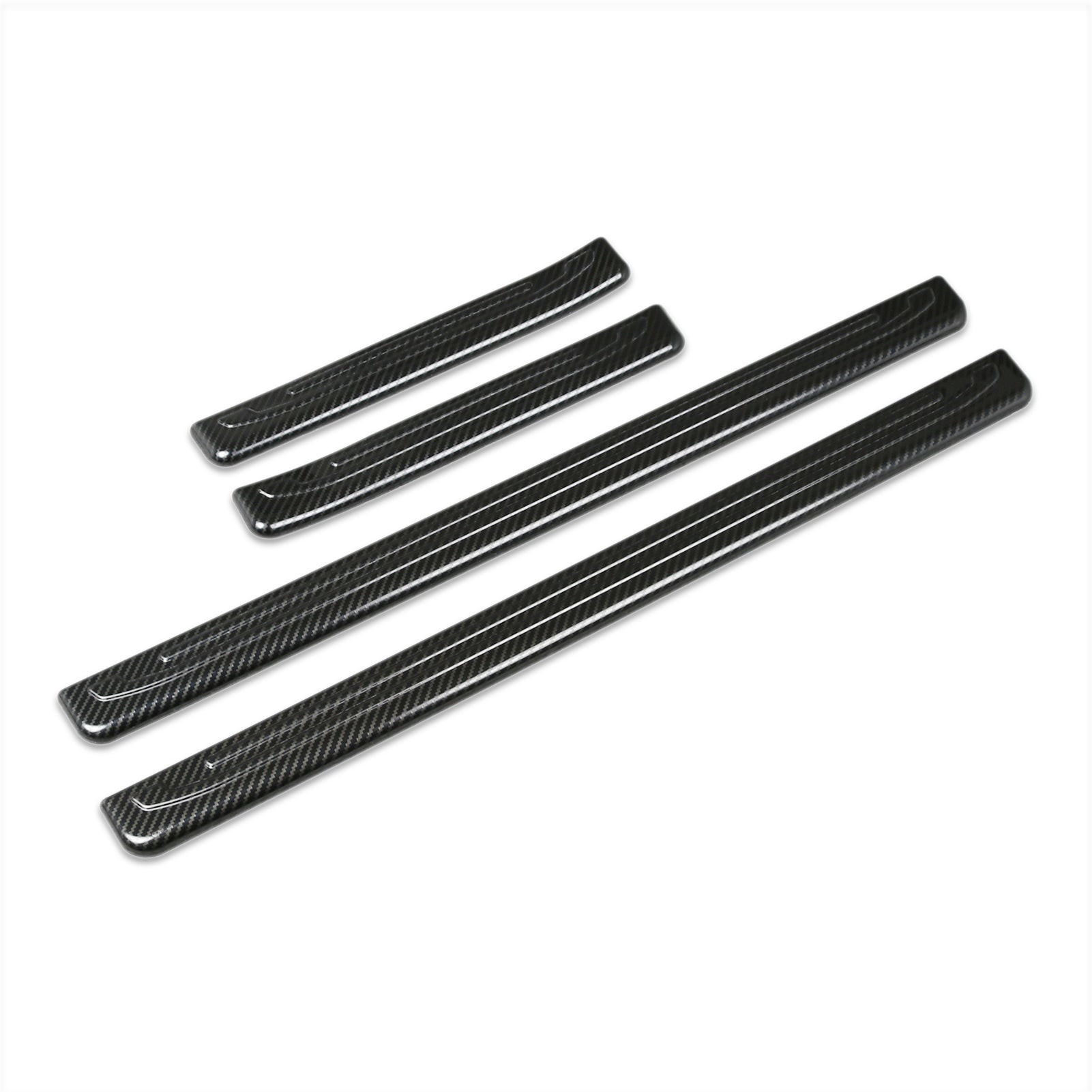 Fit for Toyota 4Runner 2025 2026 Outside Door Sill Scuff Plate Guard Cover Trims Stainless Steel