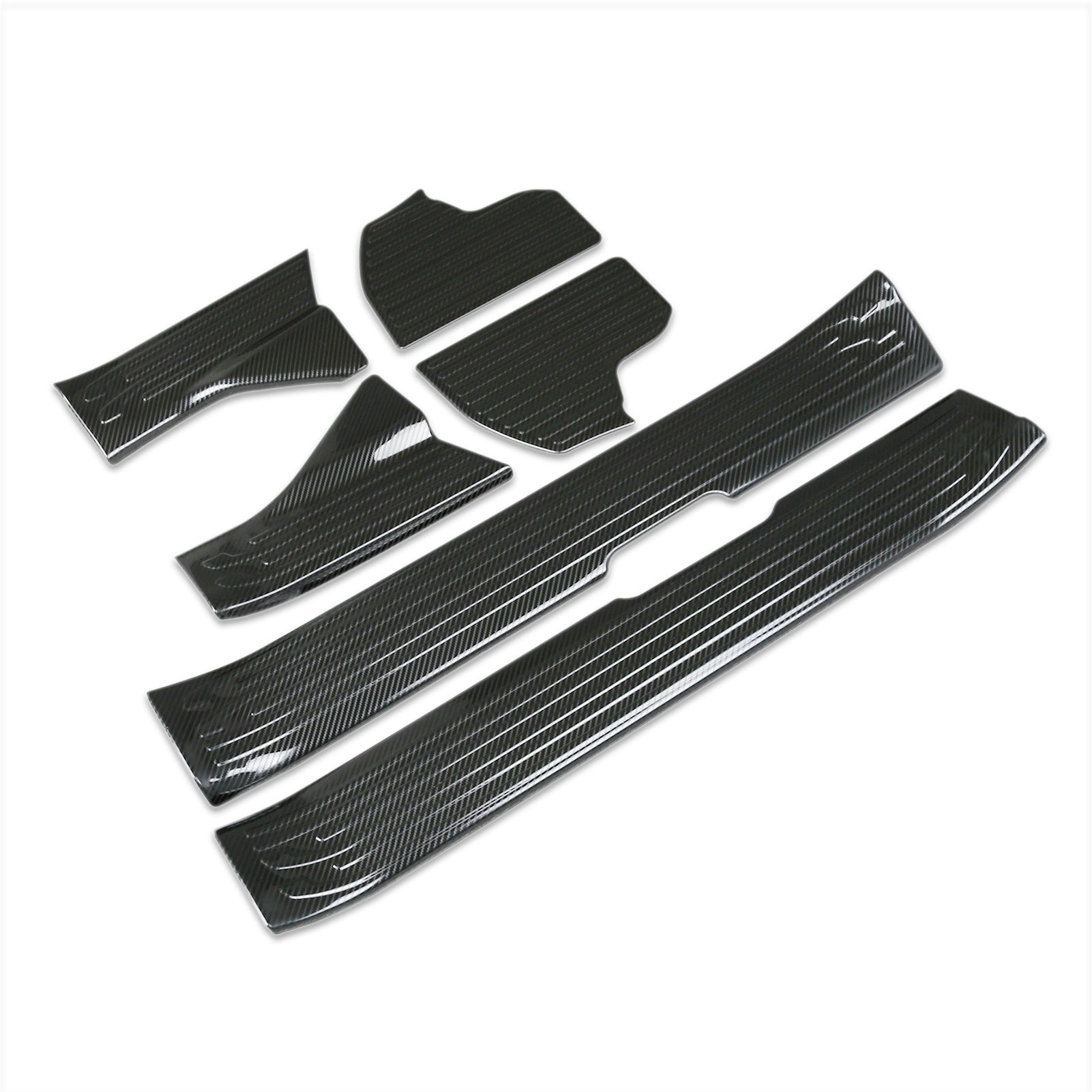 Fit for Toyota 4Runner 2025 2026 Inside Door Sill Scuff Plate Guard Cover Trims Stainless Steel