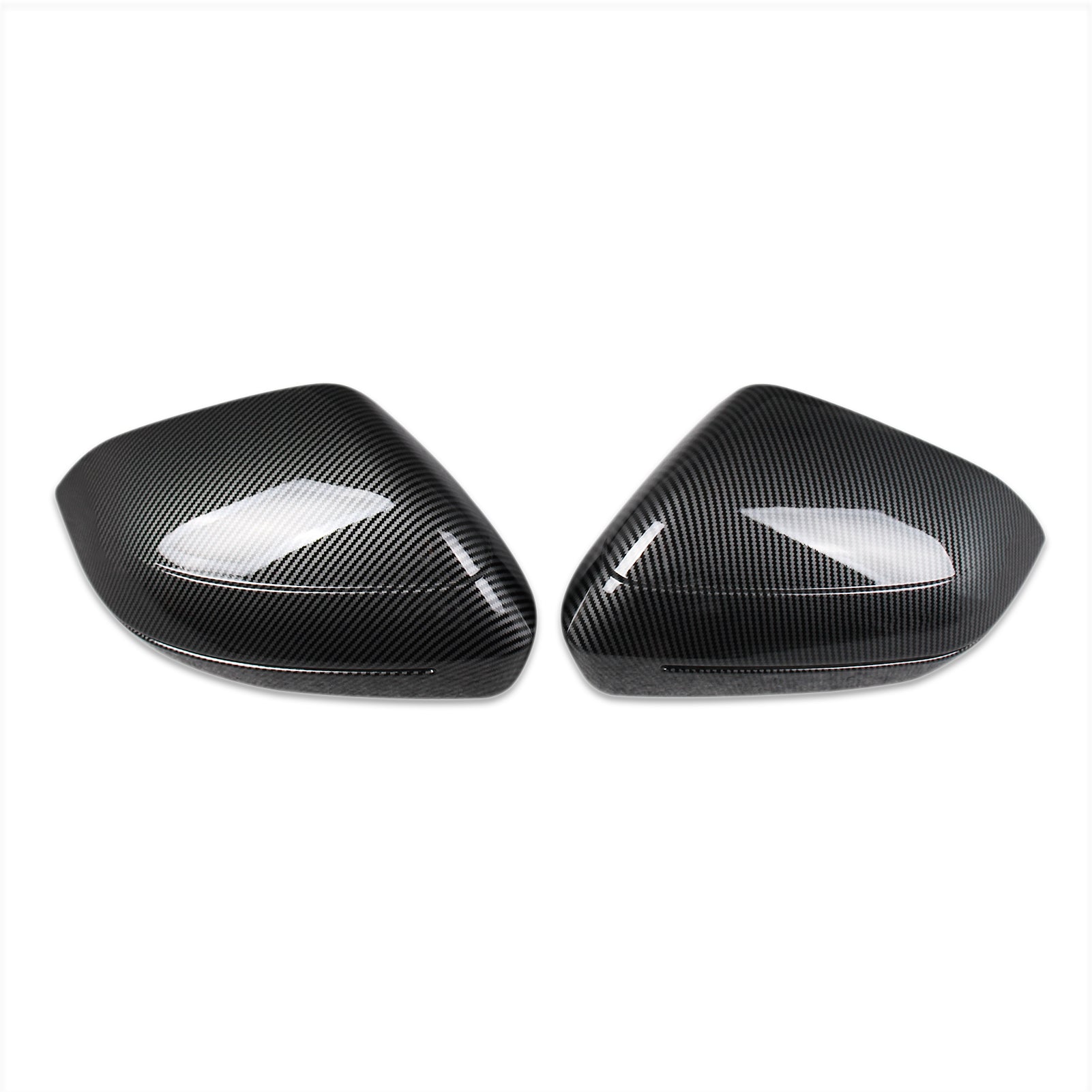 Fit for BMW 5 Series Sedan (G60) 530i 540i 2024 2025 Rear View Mirror Cover Trims Carbon Fiber Pattern