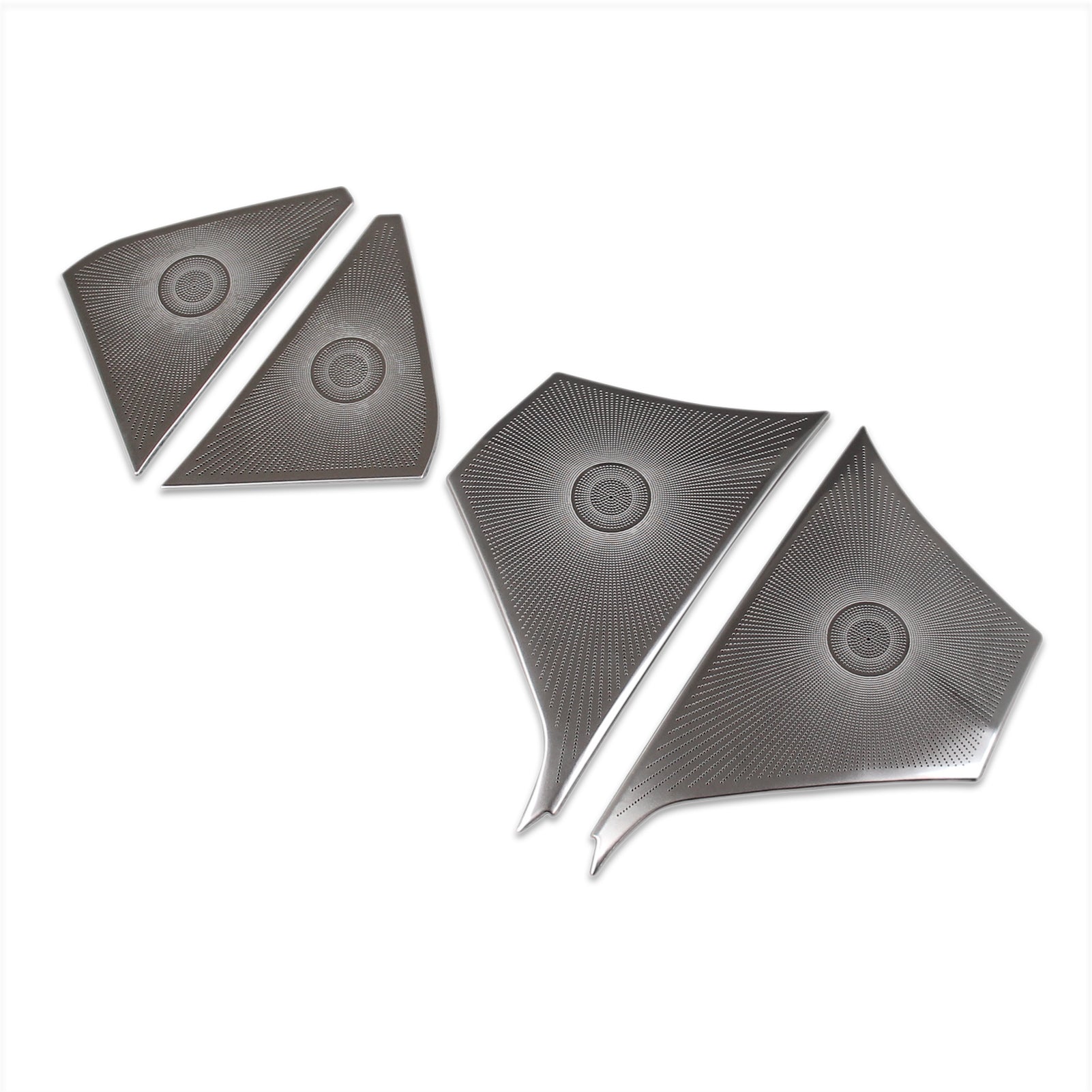 Fit for Mazda CX-50 CX50 2024 Interior 4 Door Sound Speaker Cover Trims Stainless Steel