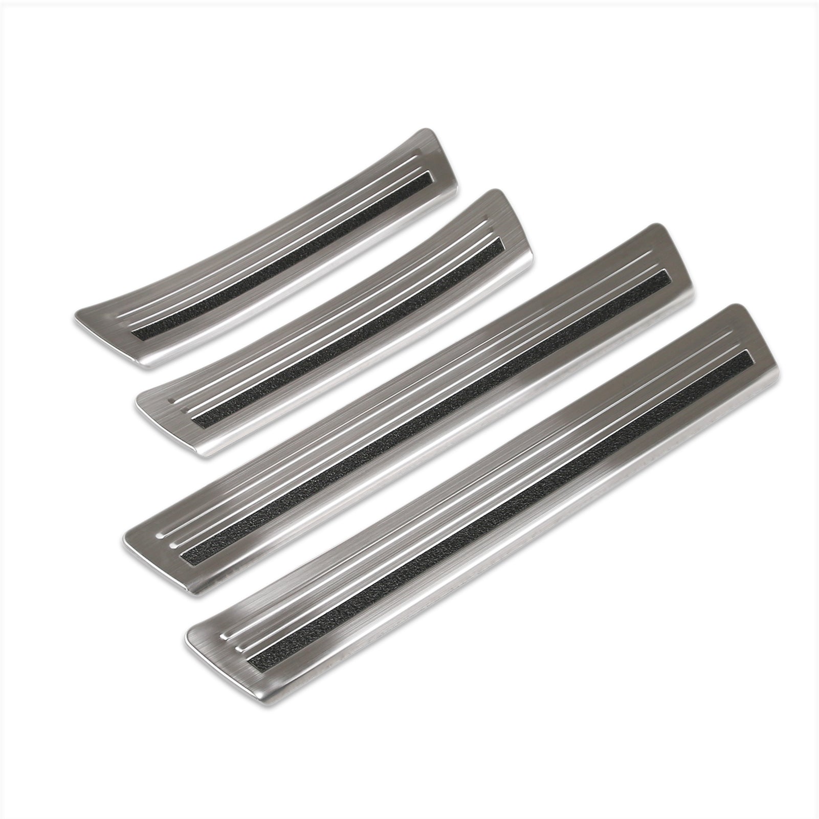 Fit for Jeep New Grand Cherokee 2024 2025 Outside Door Sill Scuff Plate Guard Cover Trims Stainless Steel