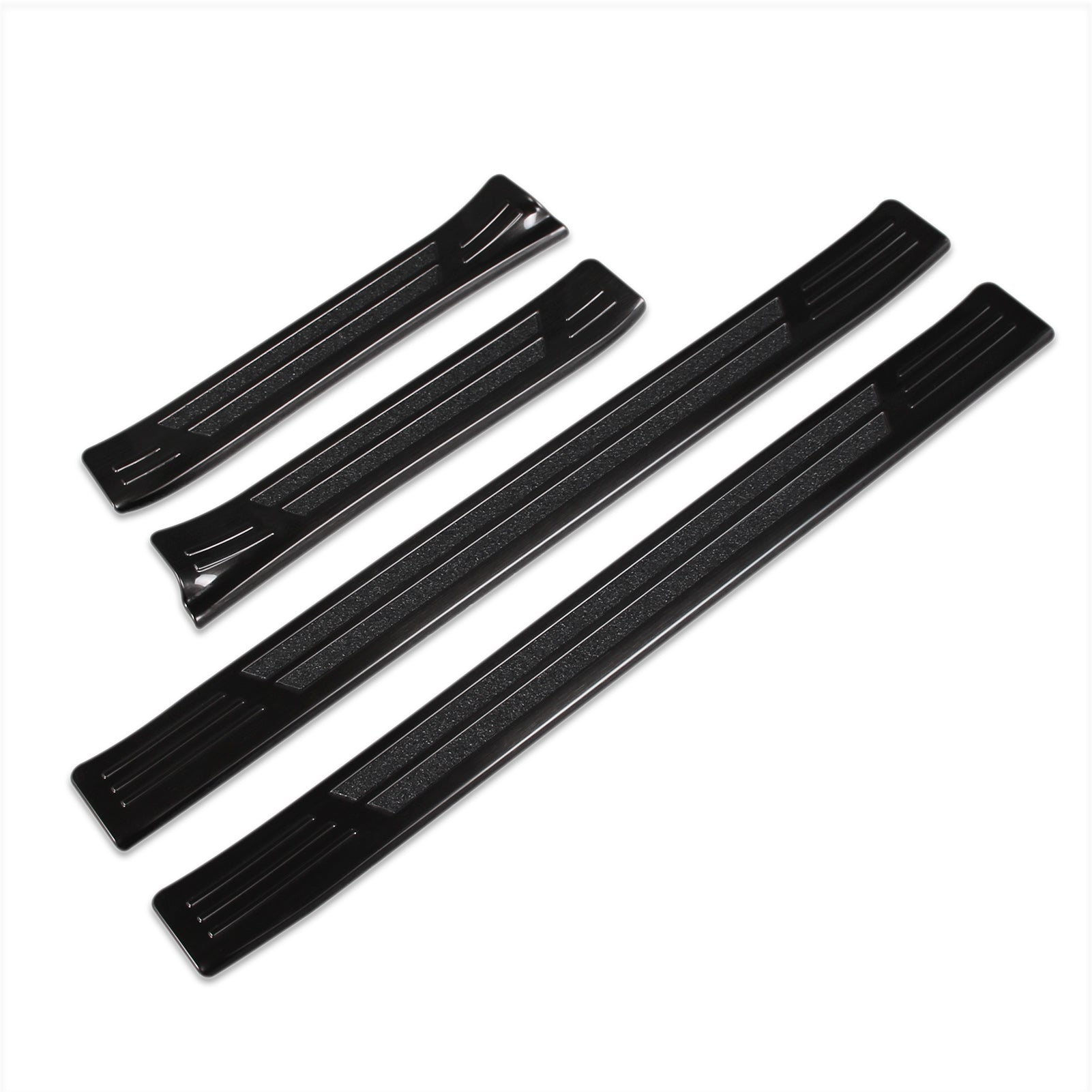 Fit for Subaru New Crosstrek 2024 Outside Door Sill Scuff Plate Guard Cover Trim Sport Style Stainless Steel