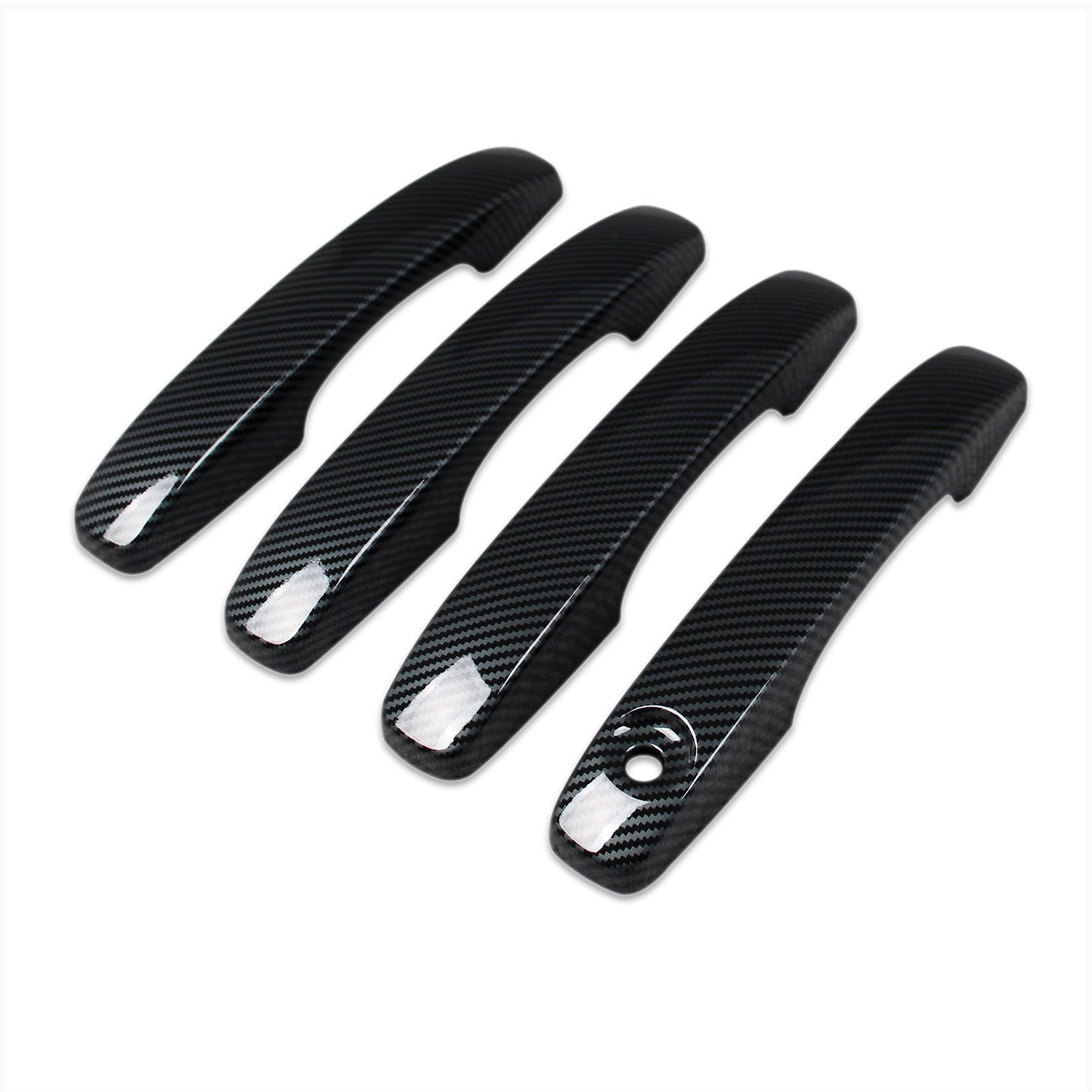 Fit for Ford Ranger 2024 Door Handle Cover Trims Carbon Fiber Pattern (Without Keyless Entry System)