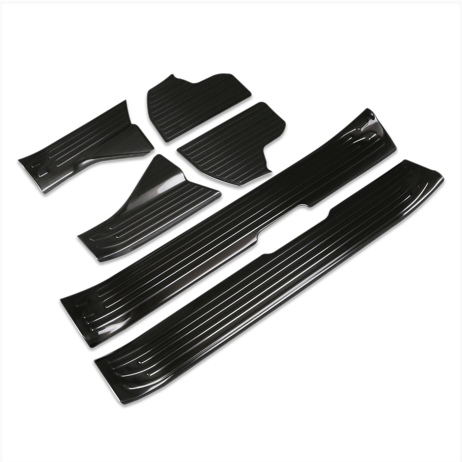 Fit for Toyota 4Runner 2025 2026 Inside Door Sill Scuff Plate Guard Cover Trims Stainless Steel