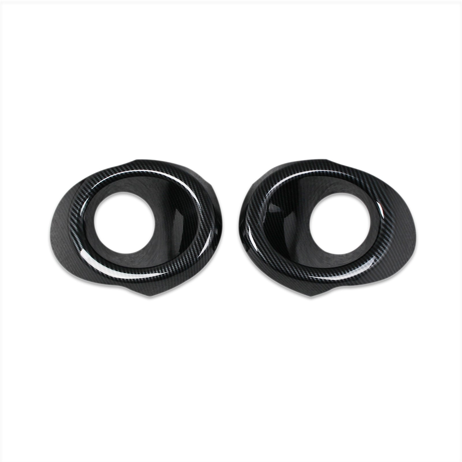 Fit for Subaru Crosstrek 2024 Front Fog Light Cover Trims Carbon Fiber Pattern