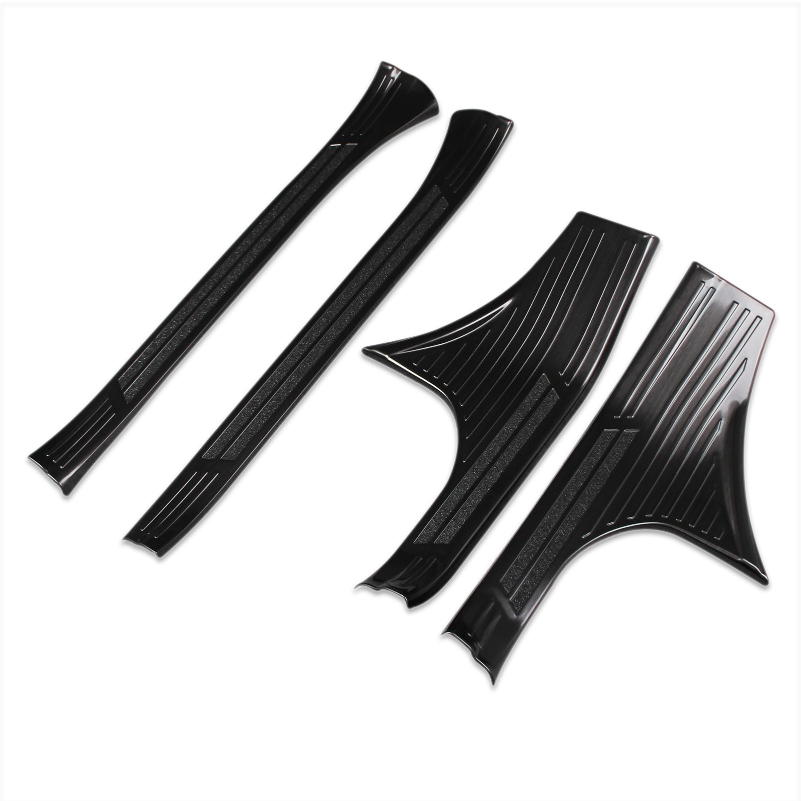 Fit for Subaru New Crosstrek 2024 Inside Door Sill Scuff Plate Guard Cover Trim Stainless Steel