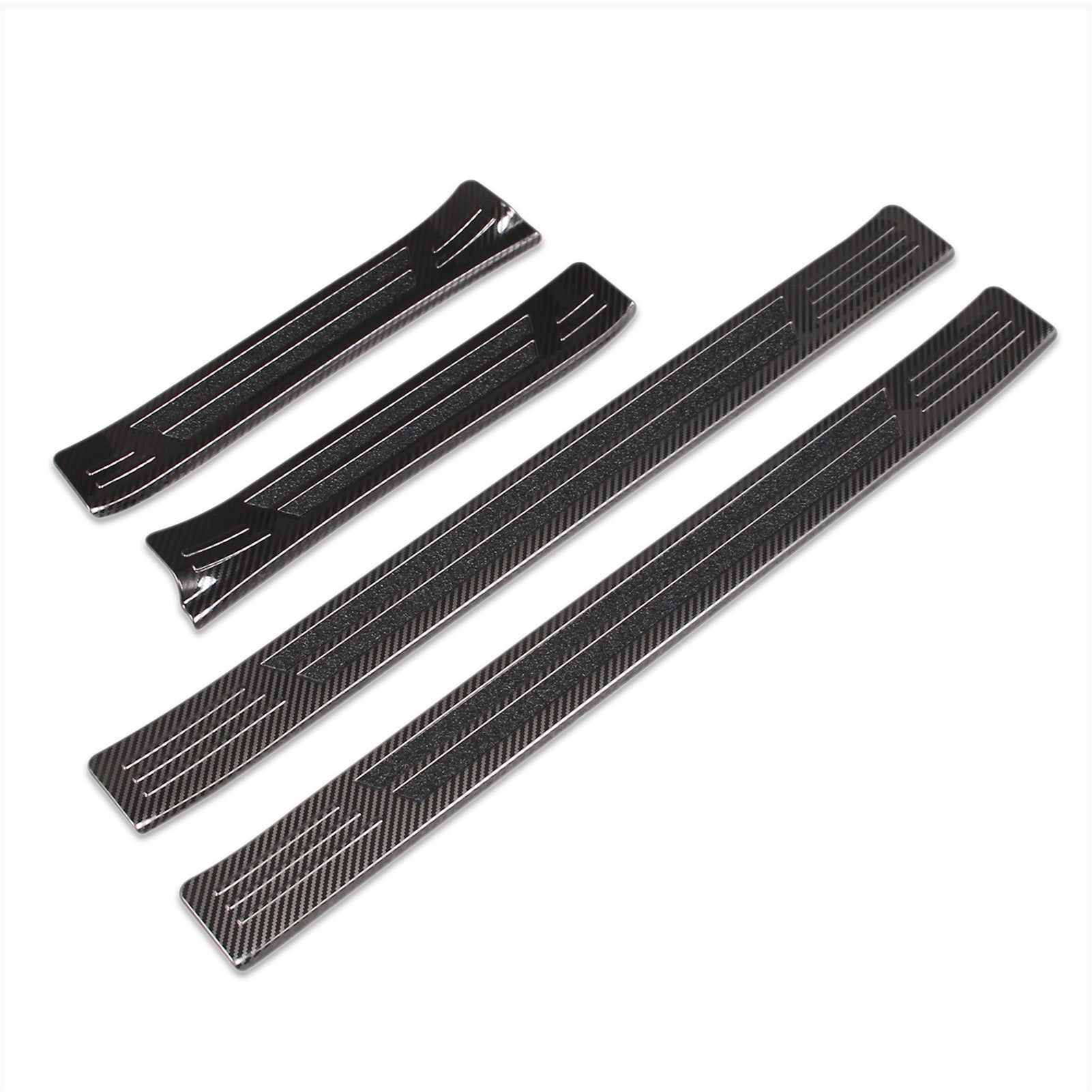 Fit for Subaru New Crosstrek 2024 Outside Door Sill Scuff Plate Guard Cover Trim Sport Style Stainless Steel