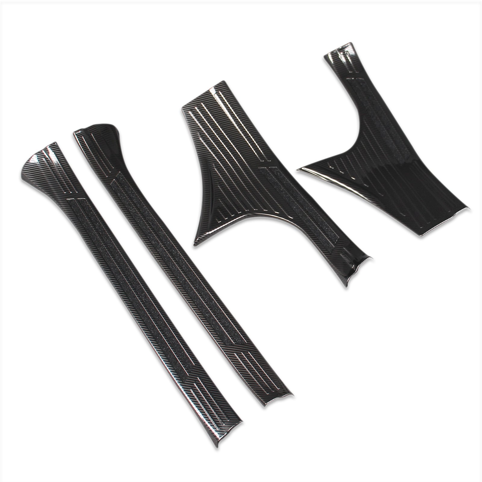 Fit for Subaru New Crosstrek 2024 Inside Door Sill Scuff Plate Guard Cover Trim Stainless Steel