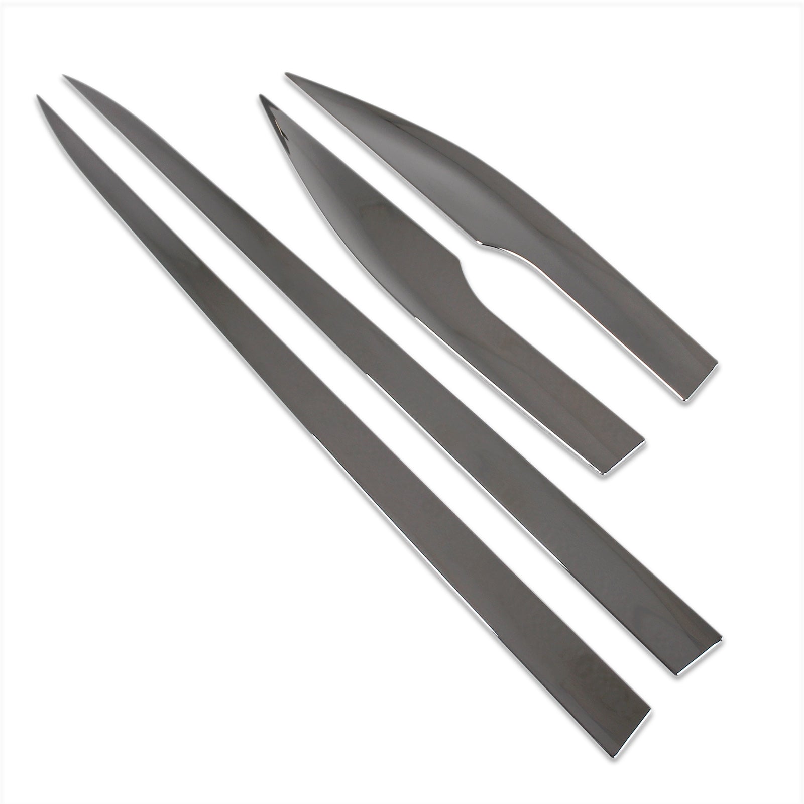 Fit for Toyota Crown 2023 2024 Chrome Body Side Door Molding Cover Trims