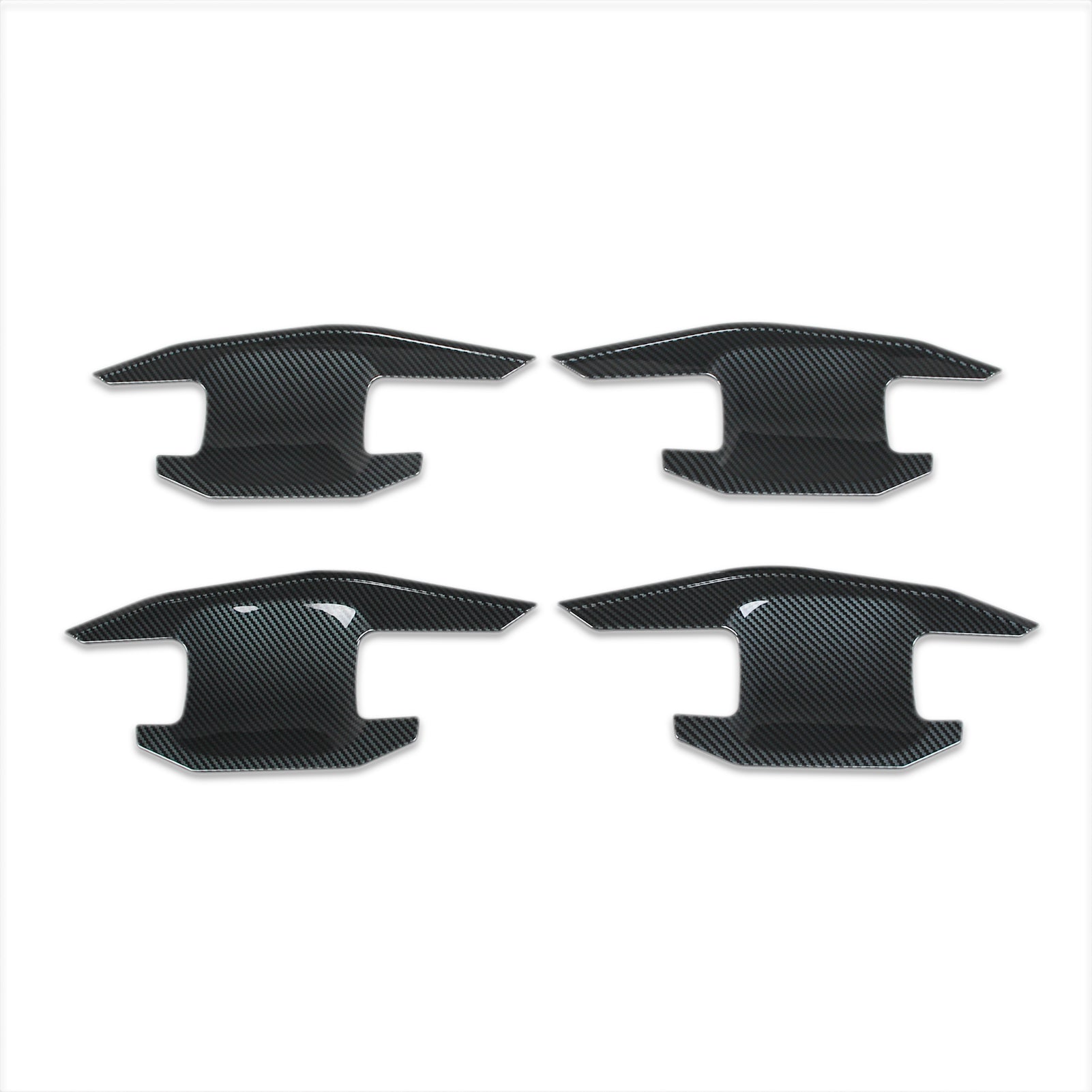 Fit for Ford Bronco 2023 2024 2025 Door Handle Bowl Cover Trims Carbon Fiber Pattern