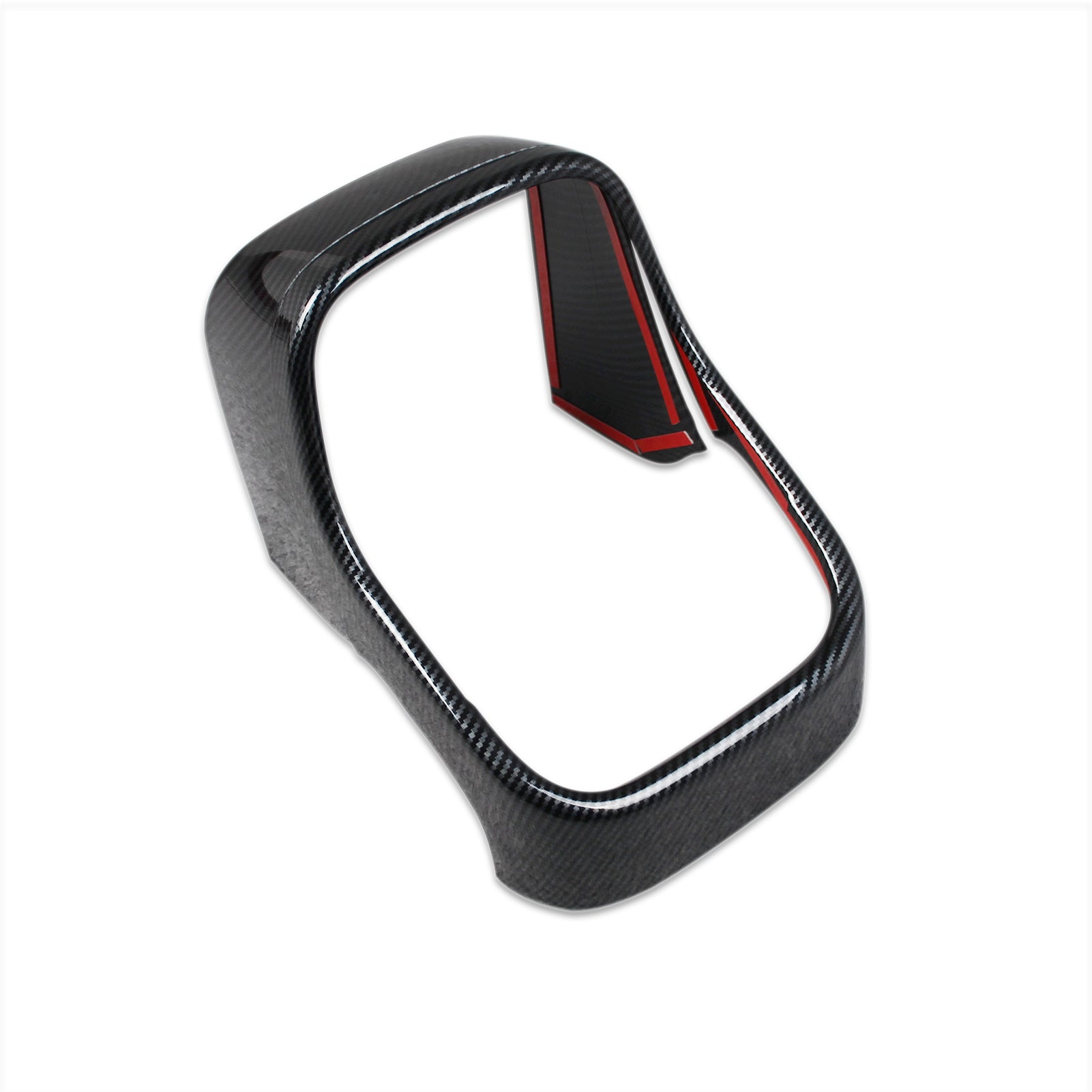 Fit for Mercedes-Benz E-Class W214 E200 E300 E450 2023 2024 2025 Interior Rear Anti-Kick Cover Panel Decorative Trim Carbon Fiber Pattern