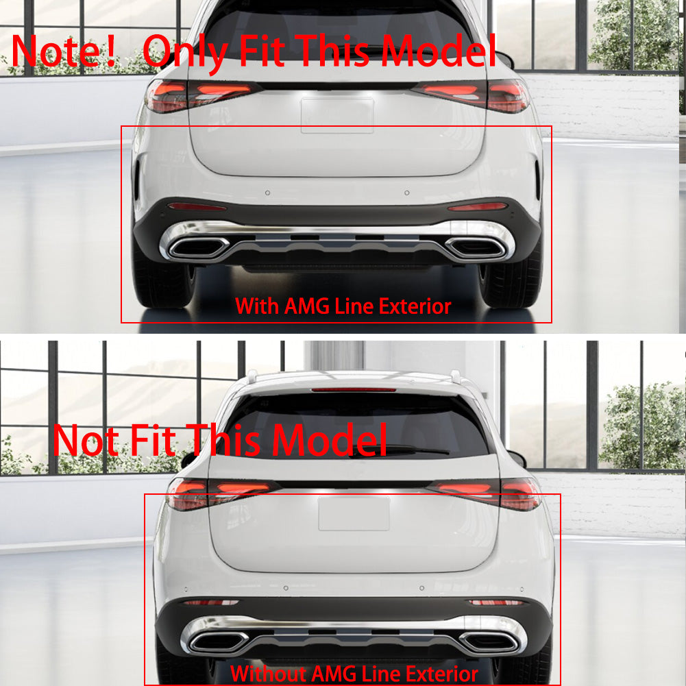 Fit for Mercedes-Benz New GLC GLC300 X254 2023 2024 2025 2026 Rear Fog Light Cover Trims