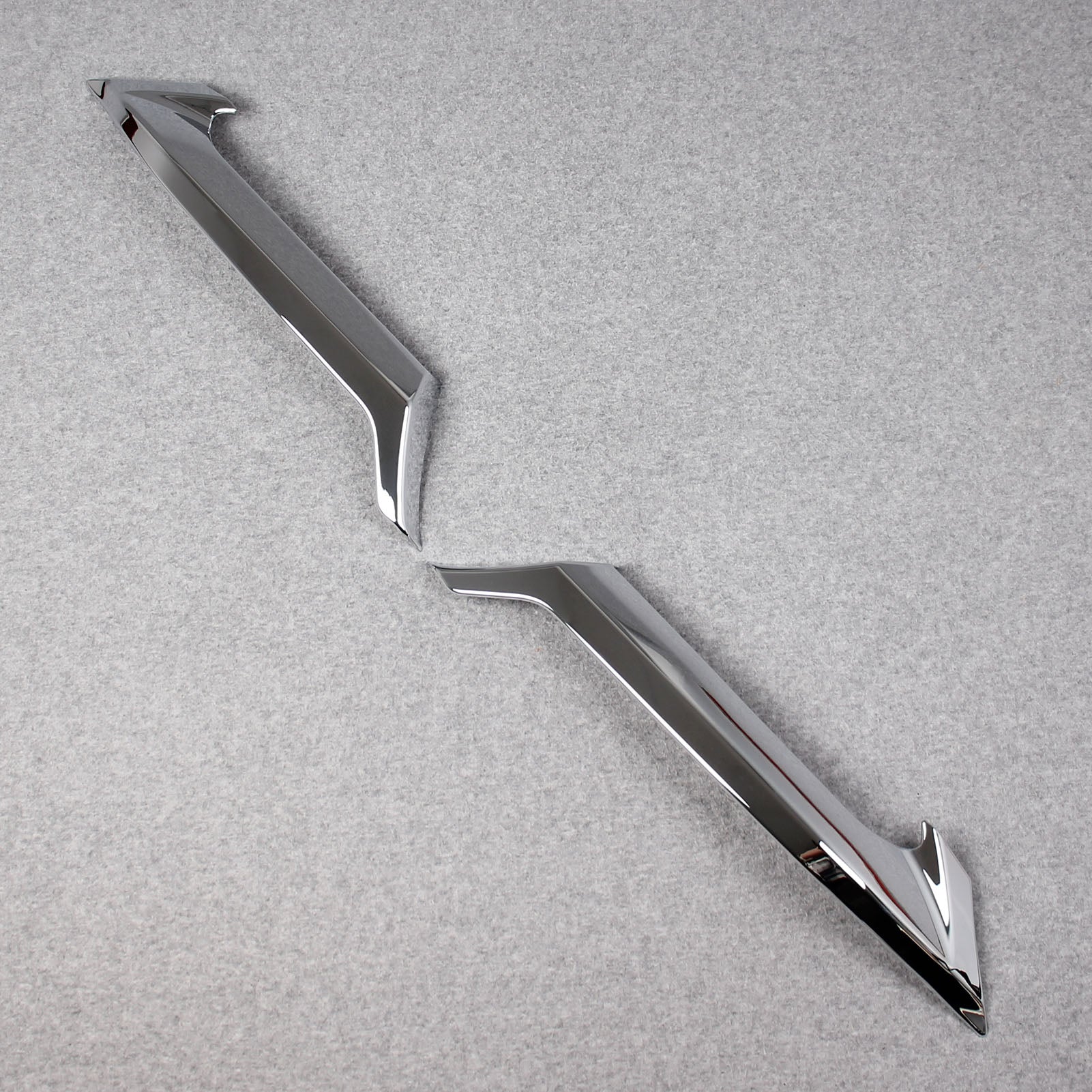 Fit For Toyota Corolla Cross Hybrid 2022 2023 2024 Front Upper Grill Grille Mesh Cover Trim Chrome