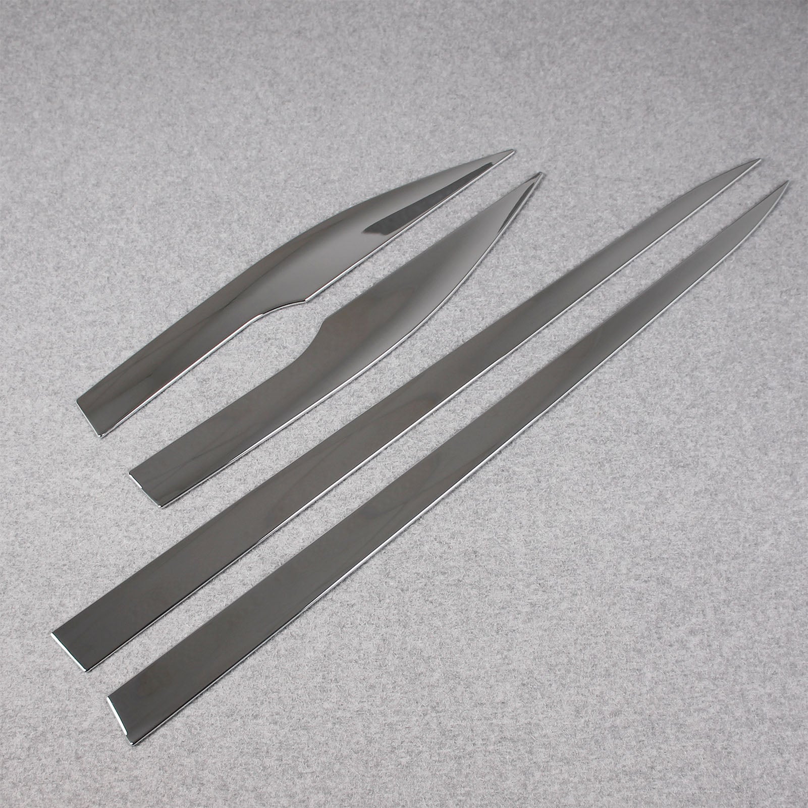 Fit for Toyota Crown 2023 2024 Chrome Body Side Door Molding Cover Trims