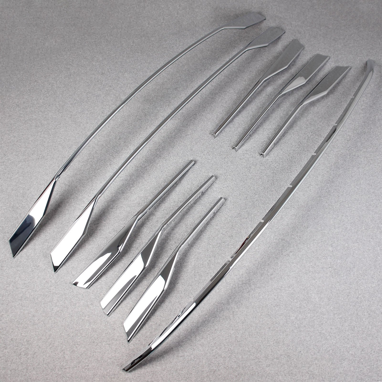 Fit For Toyota New Sienna 2021 2022 2023 Front Grill Grille Cover Trim Trims Chrome ABS