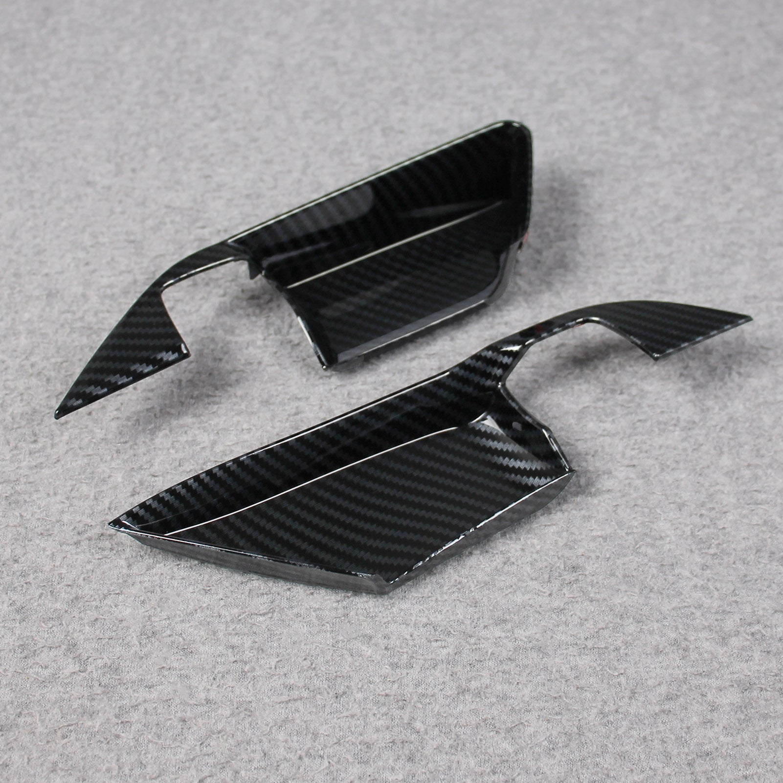 Fit for Toyota New Camry 2024 2025 2026 Interior Door Handle Bowl Cover Trims Carbon Fiber Pattern