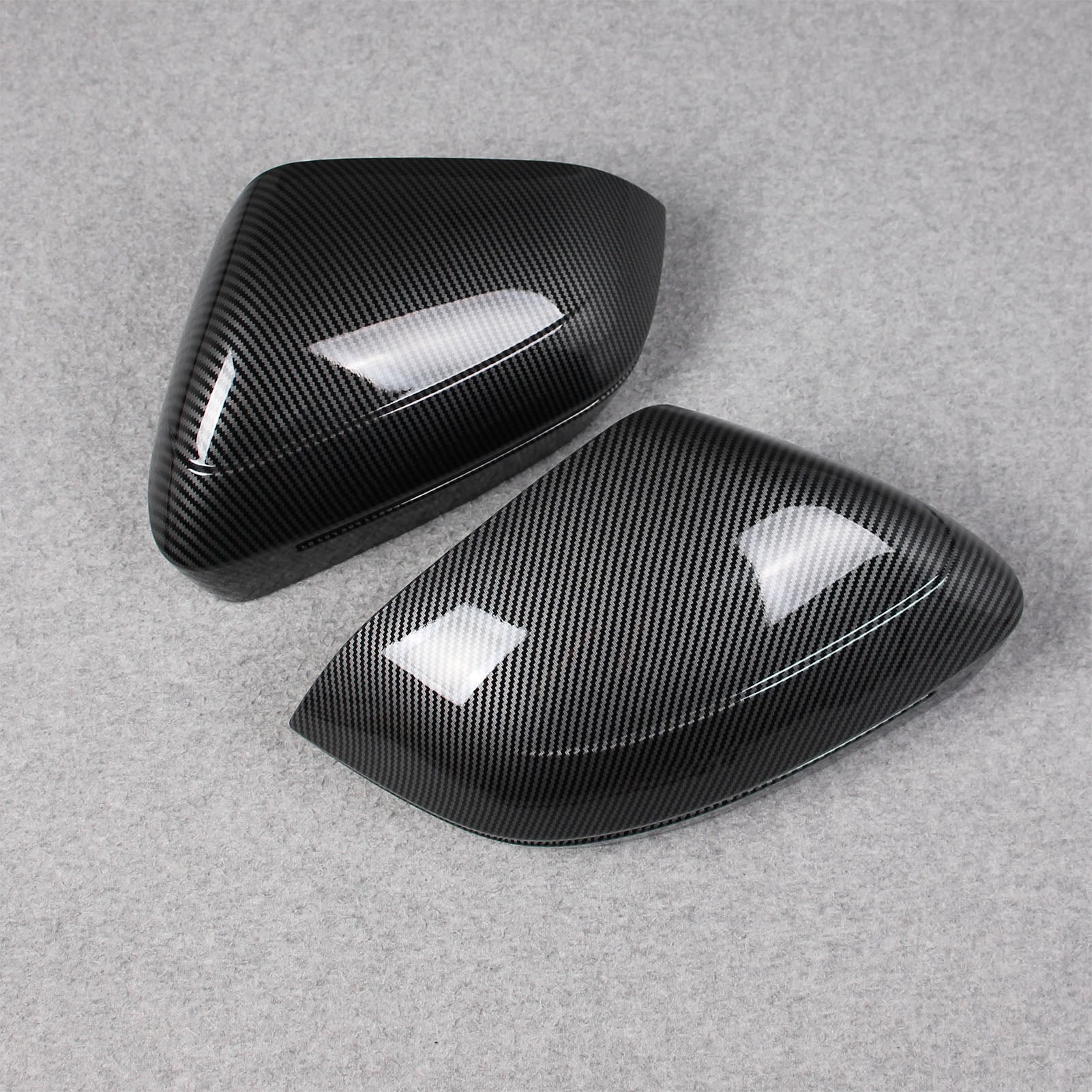 Fit for BMW 5 Series Sedan (G60) 530i 540i 2024 2025 Rear View Mirror Cover Trims Carbon Fiber Pattern