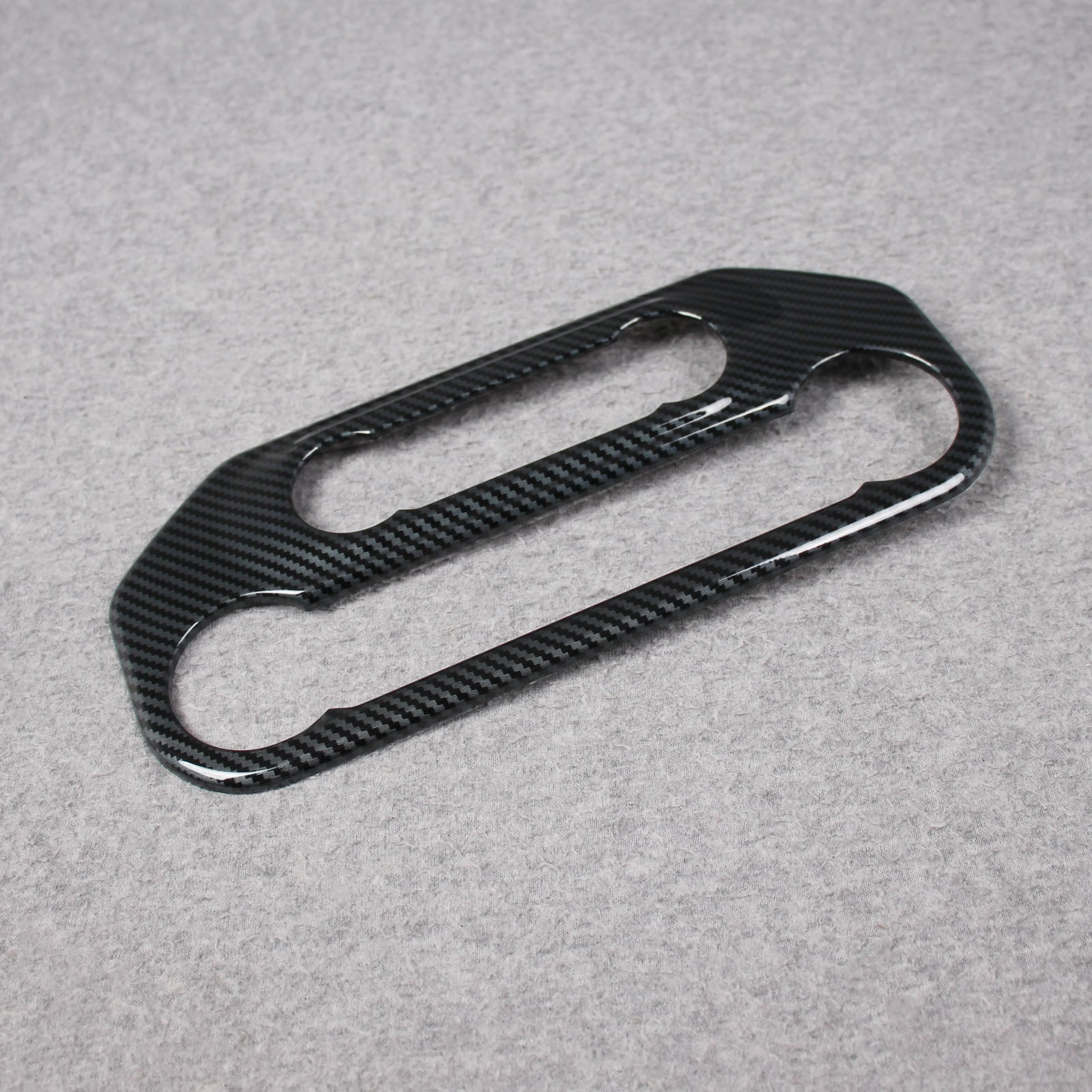 Fit for Ford Bronco 2023 2024 2025 Interior Front Center Air Condition Vent Outlet Cover Trim Carbon Fiber Pattern