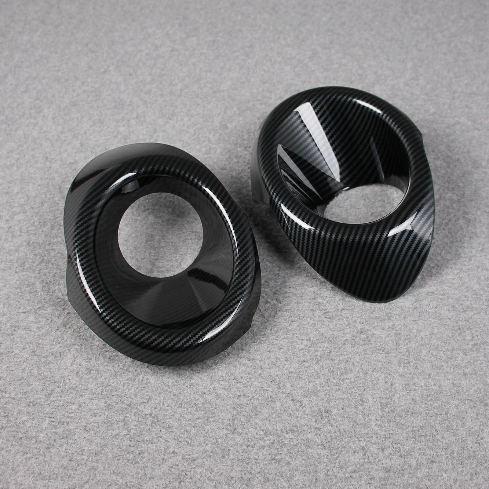 Fit for Subaru Crosstrek 2024 Front Fog Light Cover Trims Carbon Fiber Pattern