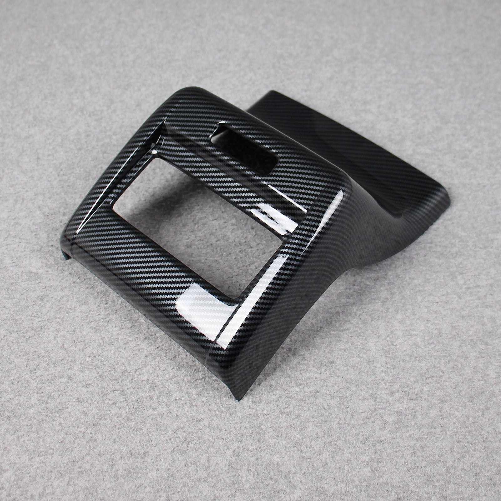 Fit for Toyota New Camry 2024 2025 2026 Interior Rear Seat Air Condition Vent Outlet Cover Trims Carbon Fiber Pattern