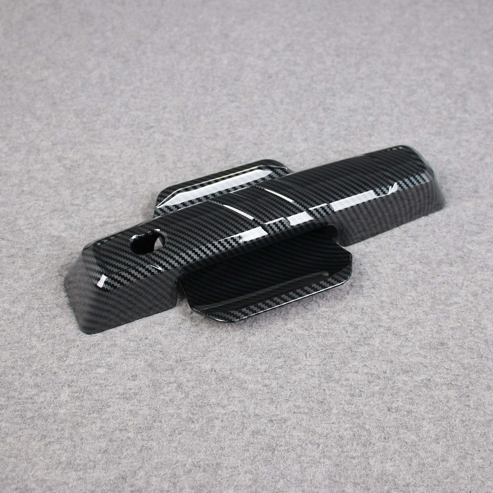 Fit for Ford Bronco 2023 2024 2025 Rear Door Handle Cover Bowl Handle Cover Trims Carbon Fiber Pattern