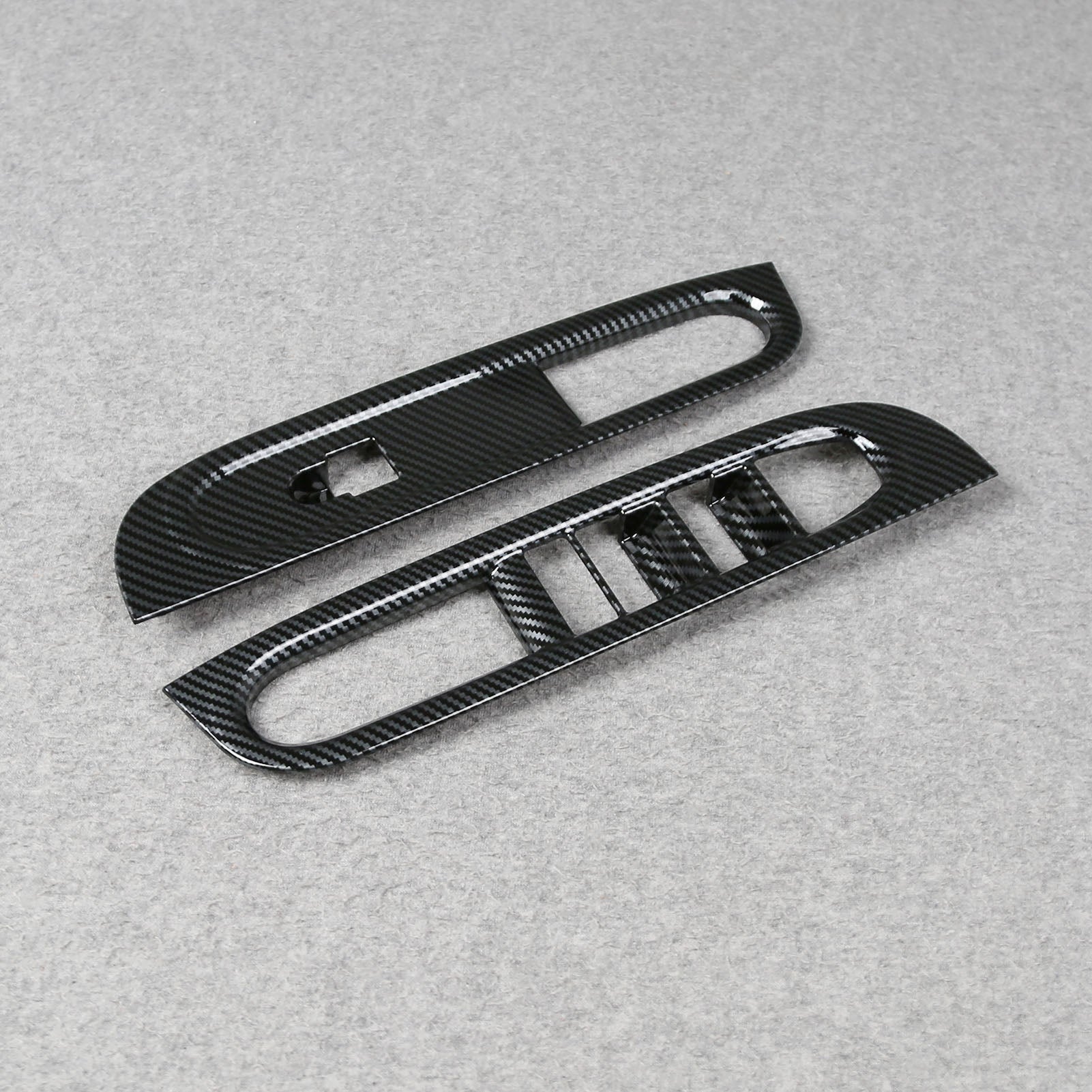 Fit for 2025 2026 New MINI Cooper/MINI Cooper S Interior Window Switch Plate Panel Cover Trims Carbon Fiber Pattern (for 4 Door Model)