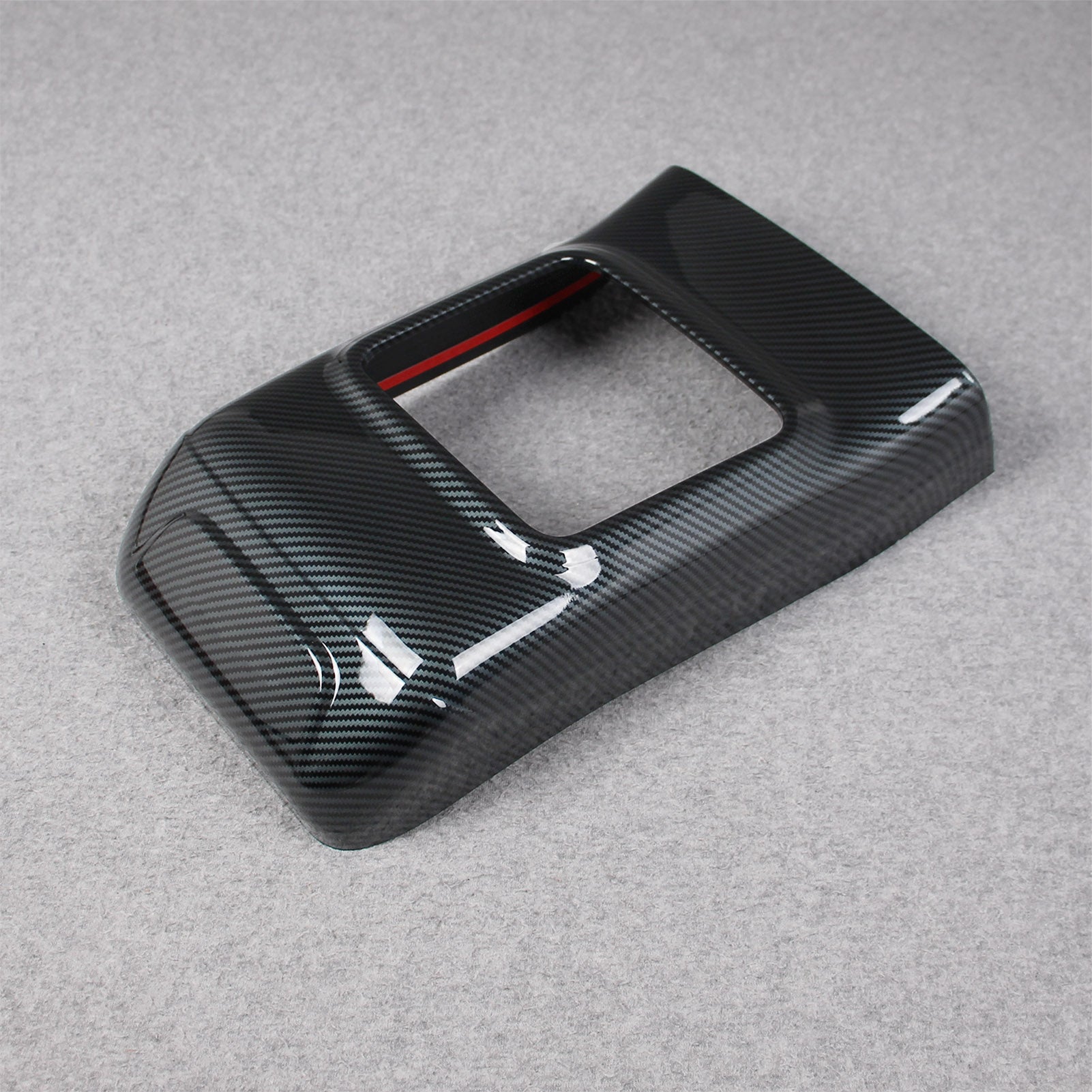 Fit for Ford Bronco 2023 2024 2025 Interior Rear Seat Air Condition Vent Outlet Cover Trims Carbon Fiber Pattern