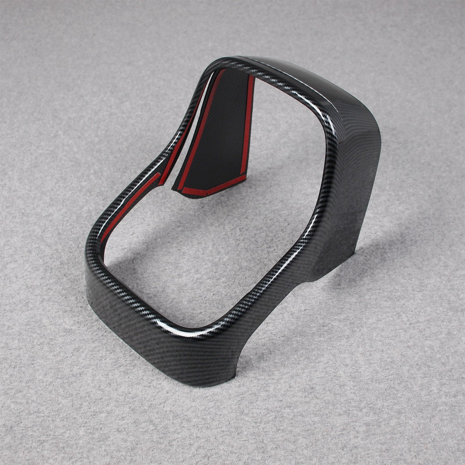 Fit for Mercedes-Benz E-Class W214 E200 E300 E450 2023 2024 2025 Interior Rear Anti-Kick Cover Panel Decorative Trim Carbon Fiber Pattern